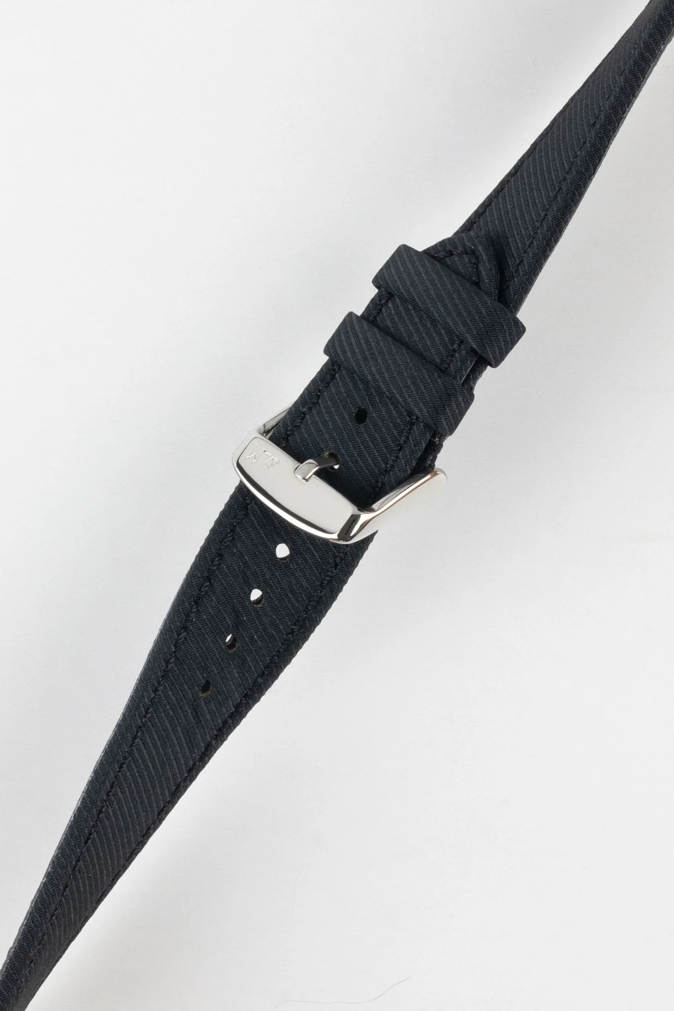 Morellato CORFÙ Recycled Gabardine Fabric Watch Strap in BLACK - Image 5