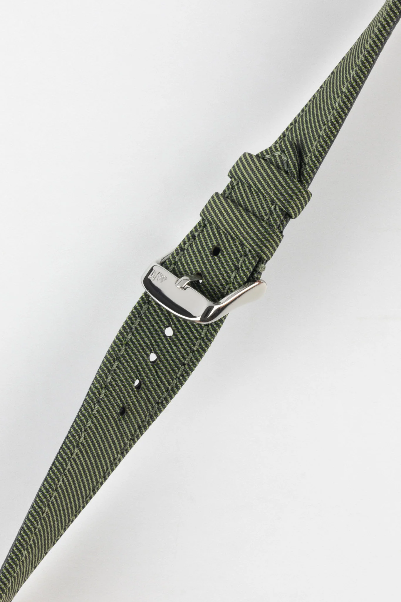 Morellato CORFÙ Recycled Gabardine Fabric Watch Strap in GREEN - Image 5