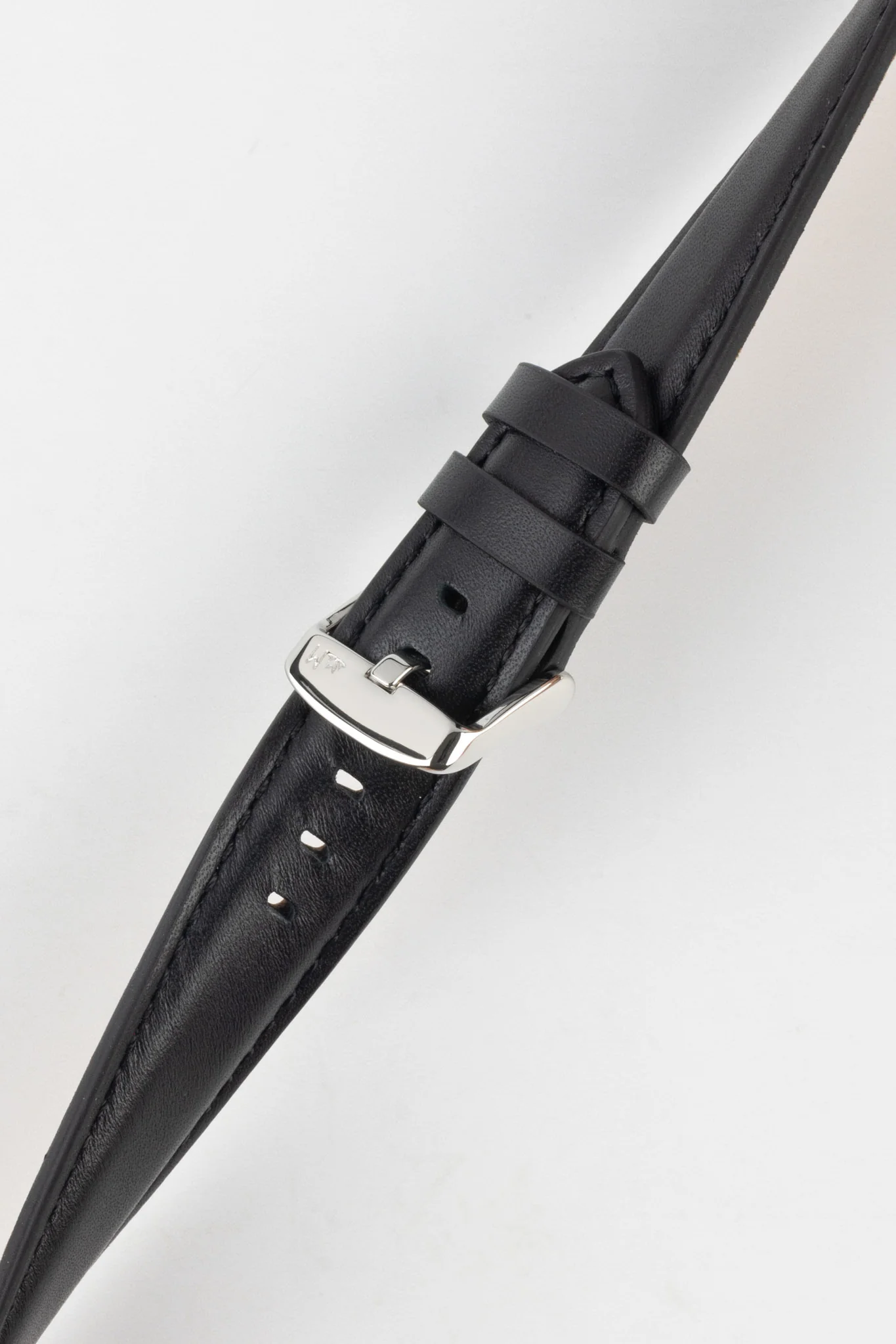 Morellato CROQUET Quick-Release Leather Watch Strap in BLACK - Image 4
