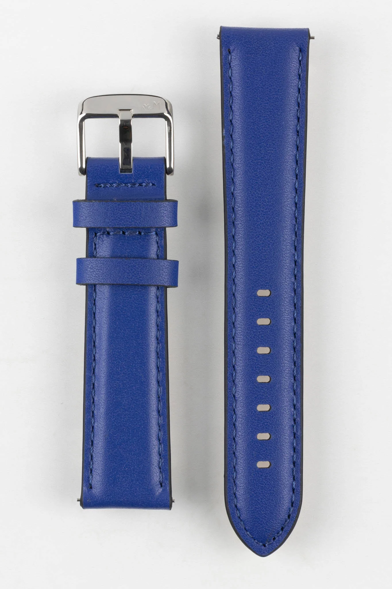 Morellato CROQUET Quick-Release Leather Watch Strap in BLUE - Image 6