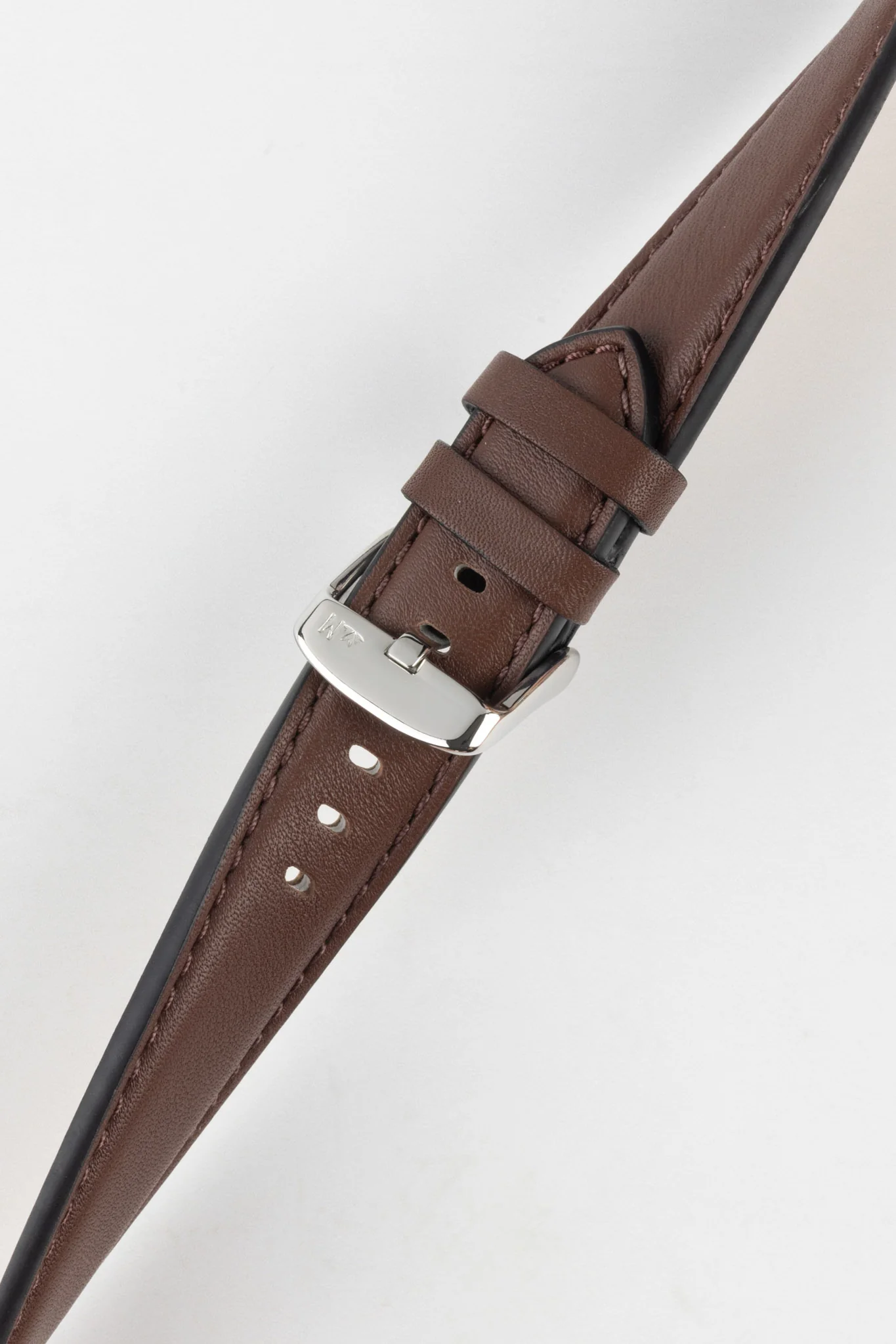 Morellato CROQUET Quick-Release Leather Watch Strap in BROWN - Image 4