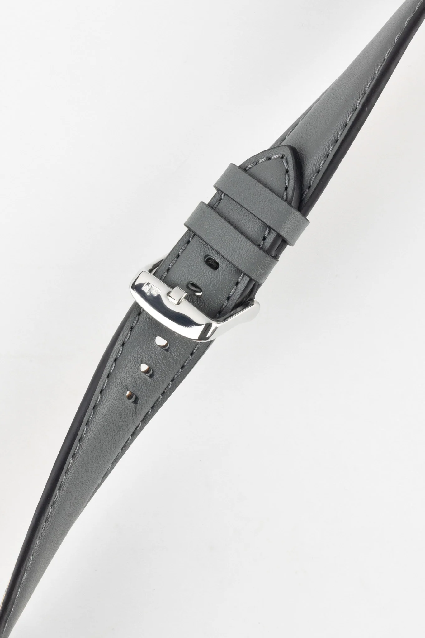 Morellato CROQUET Quick-Release Leather Watch Strap in GREY - Image 5