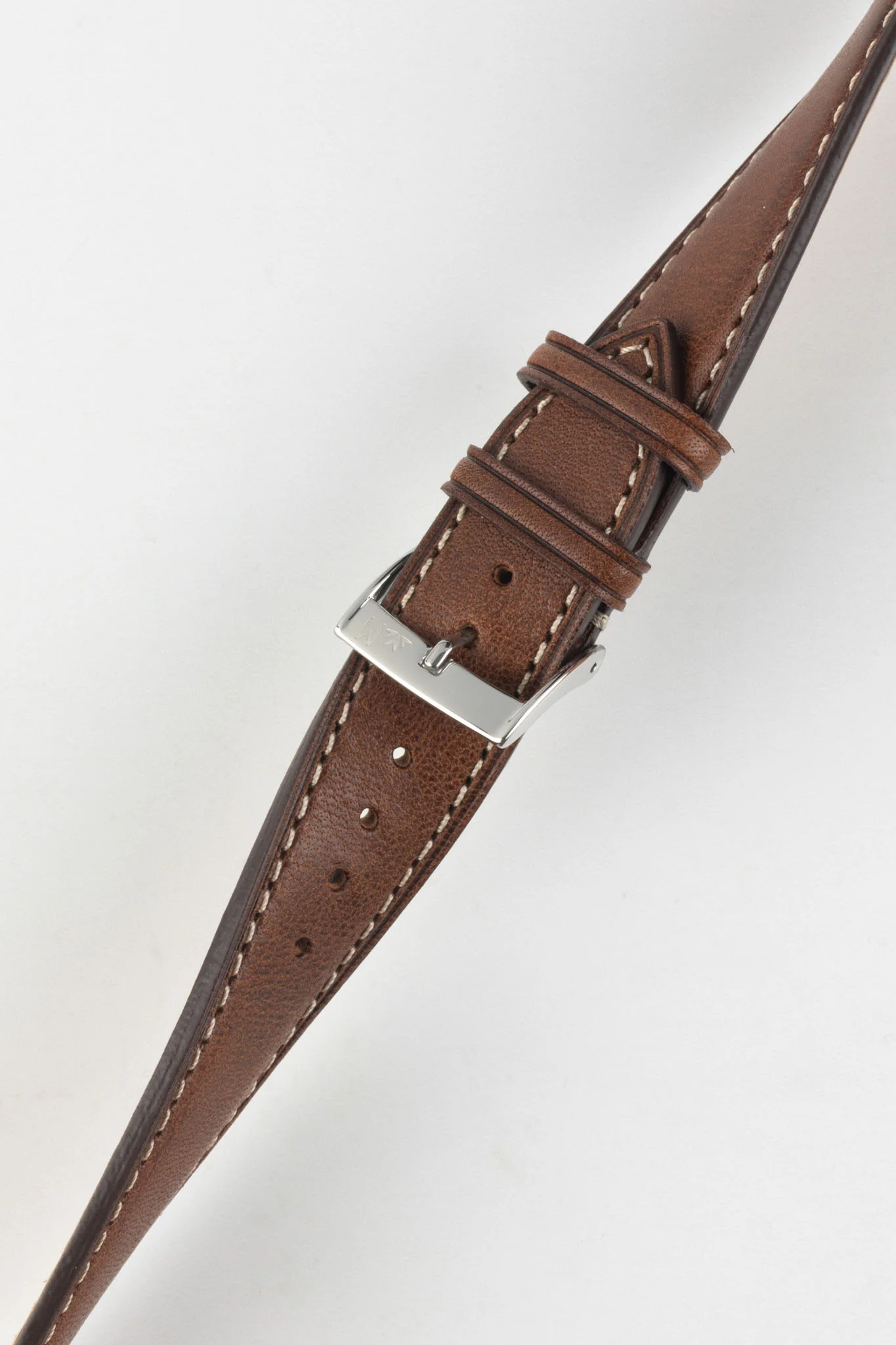 Morellato EL GRECO Calfskin Leather Watch Strap in BROWN - Image 5