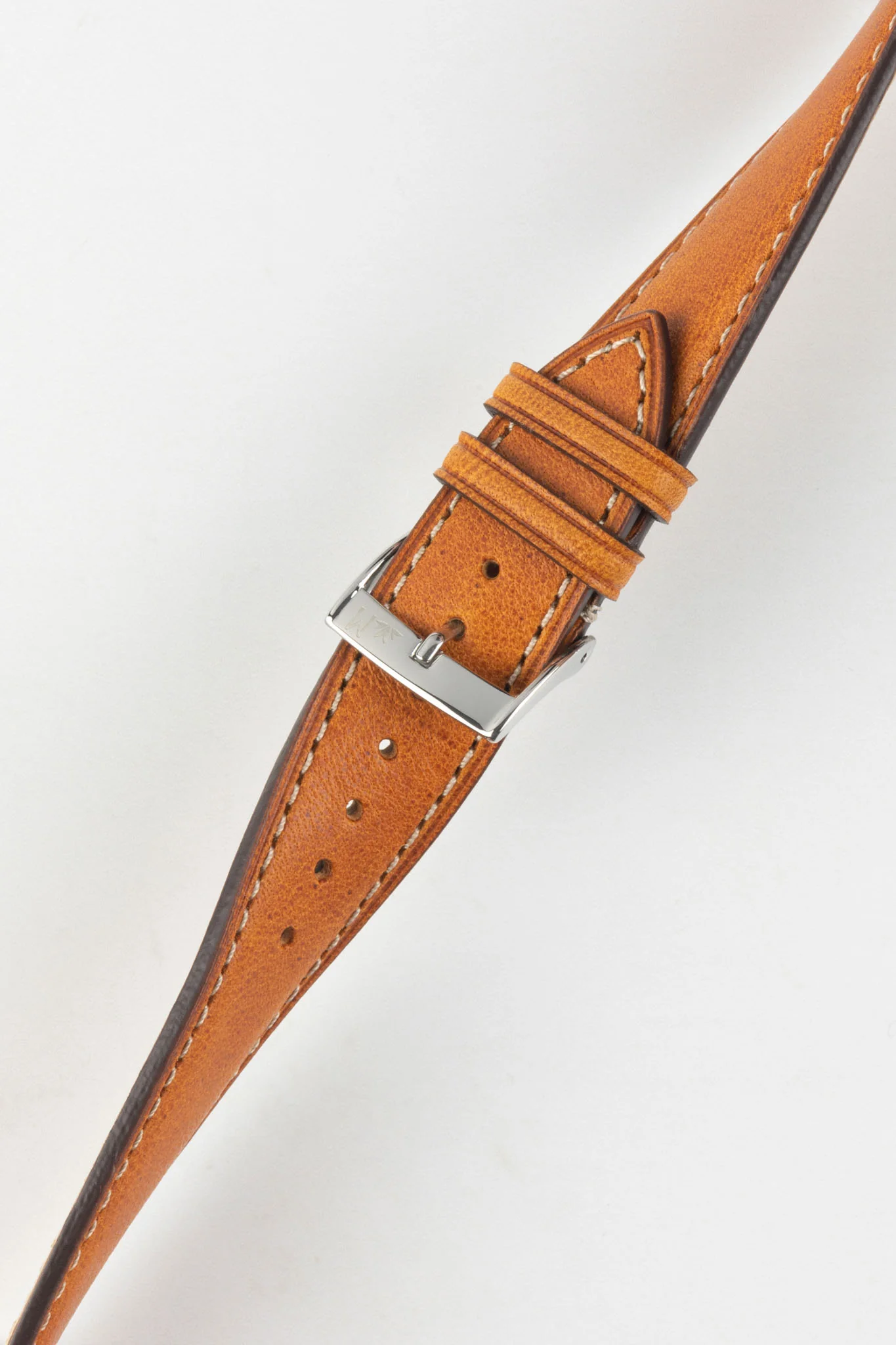 Morellato EL GRECO Calfskin Leather Watch Strap in GOLD BROWN - Image 5