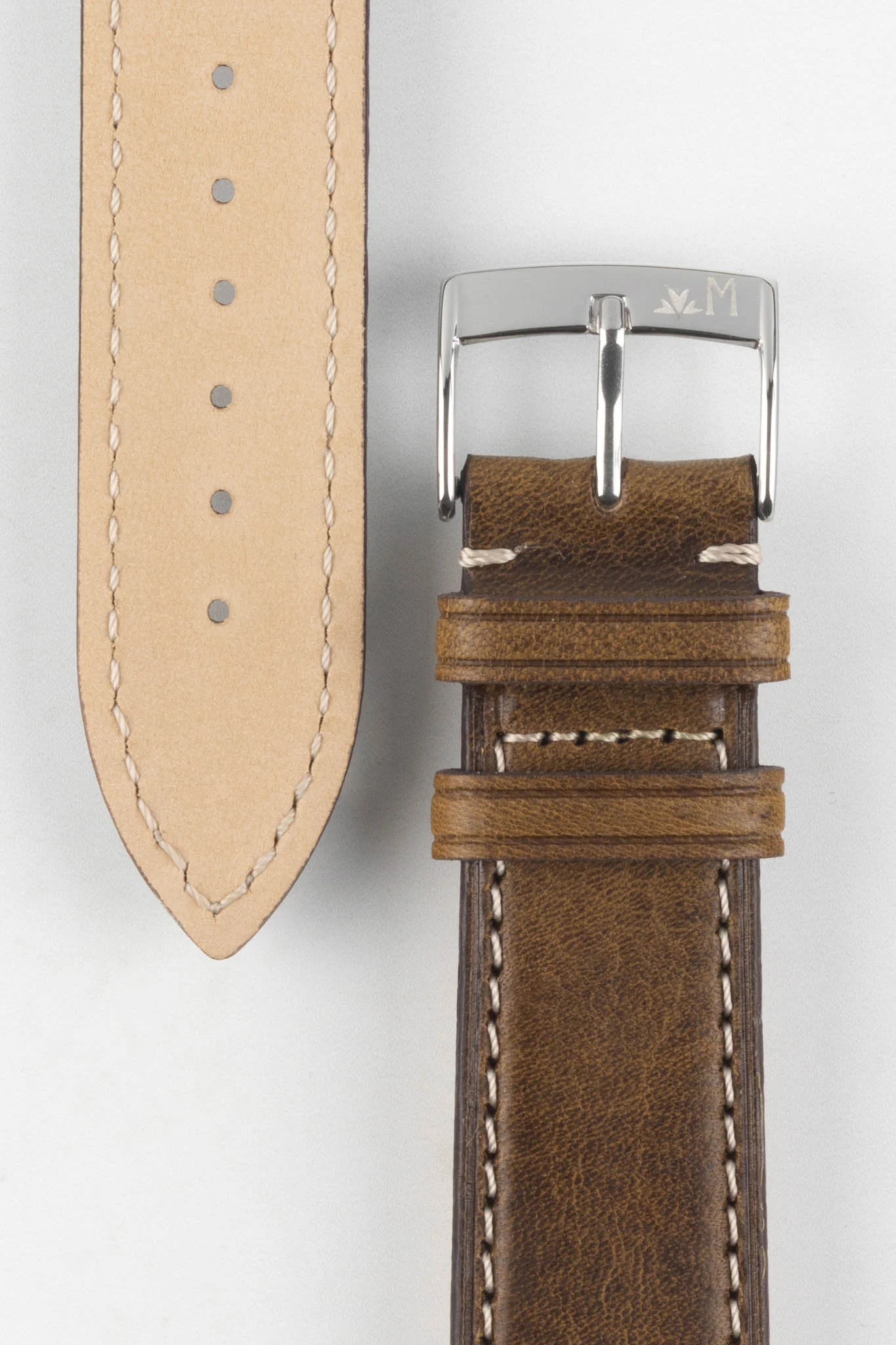 Morellato EL GRECO Calfskin Leather Watch Strap in GREEN - Image 3