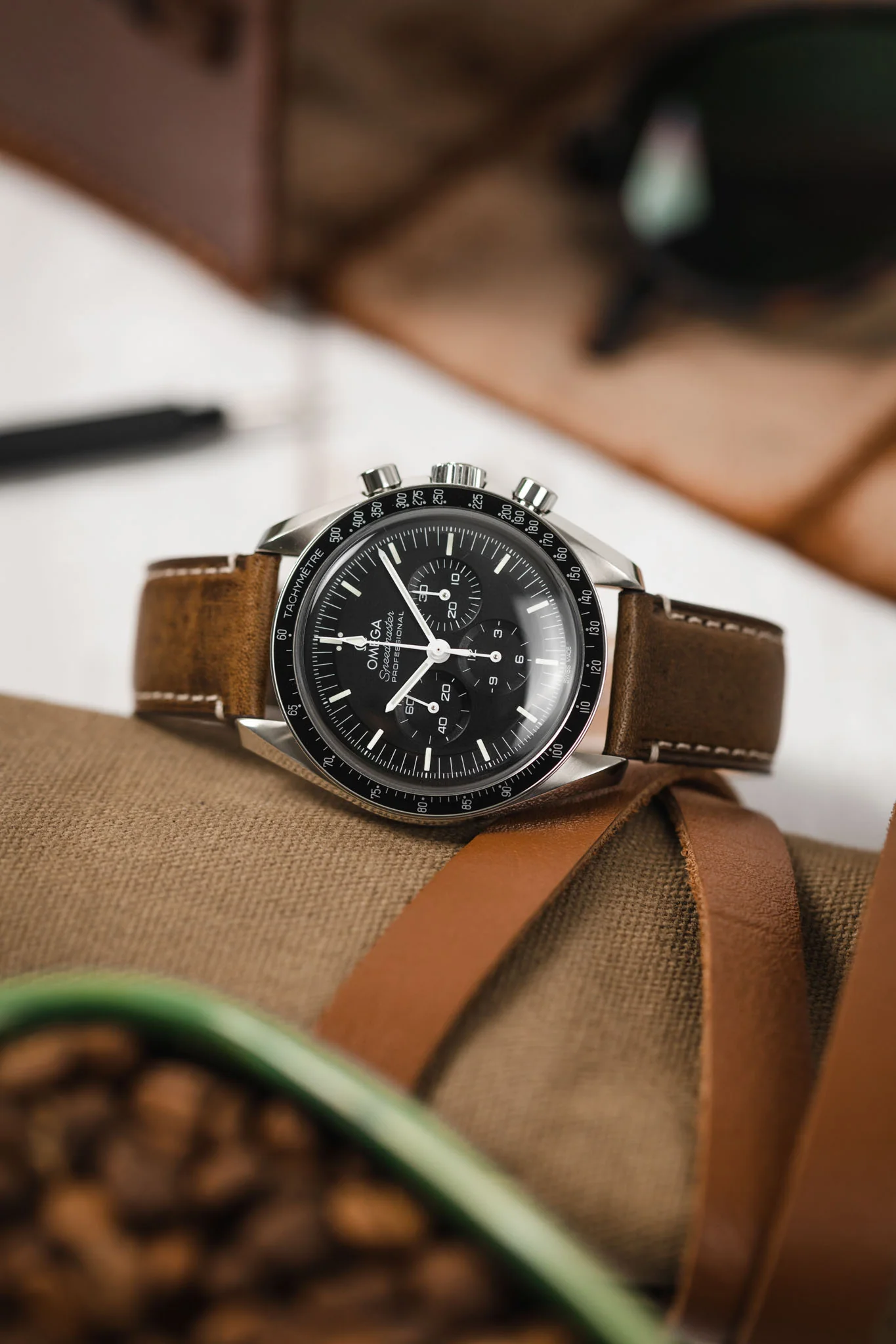 Morellato EL GRECO Calfskin Leather Watch Strap in GREEN - Image 4
