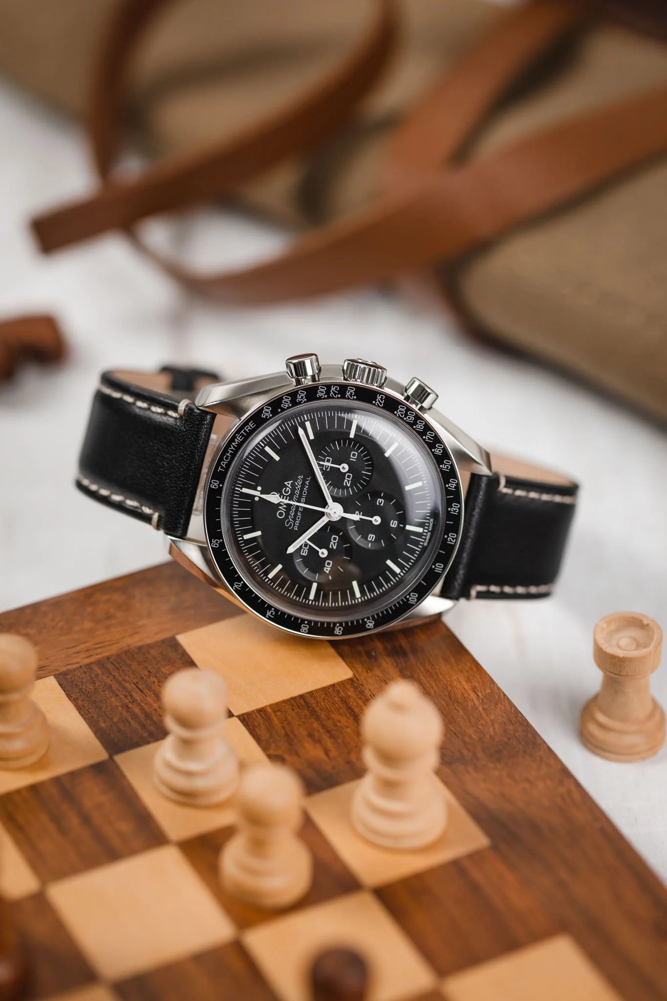 Morellato GAUDÌ Calfskin Leather Watch Strap in BLACK - Image 4