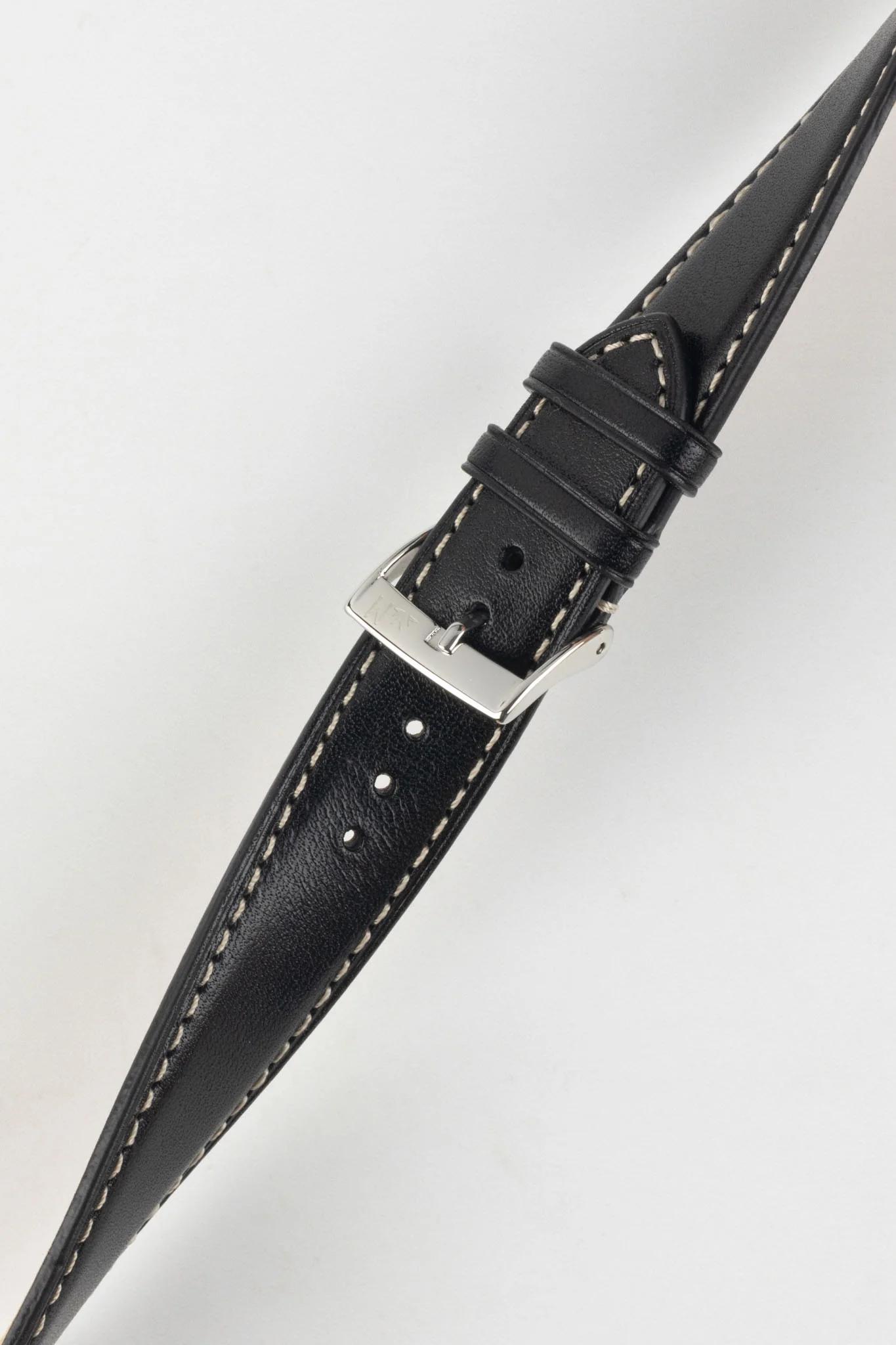 Morellato GAUDÌ Calfskin Leather Watch Strap in BLACK - Image 5