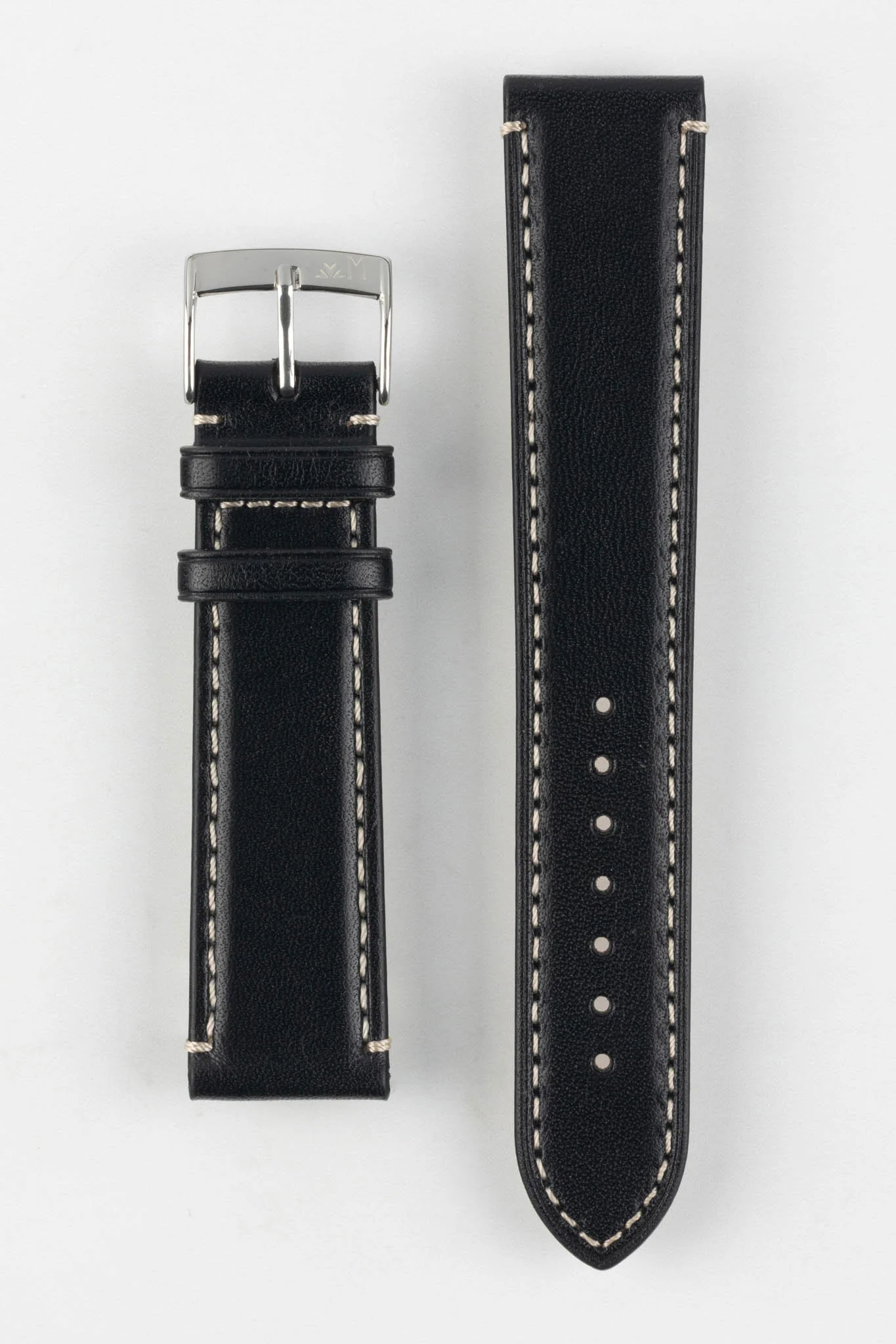 Morellato GAUDÌ Calfskin Leather Watch Strap in BLACK - Image 8