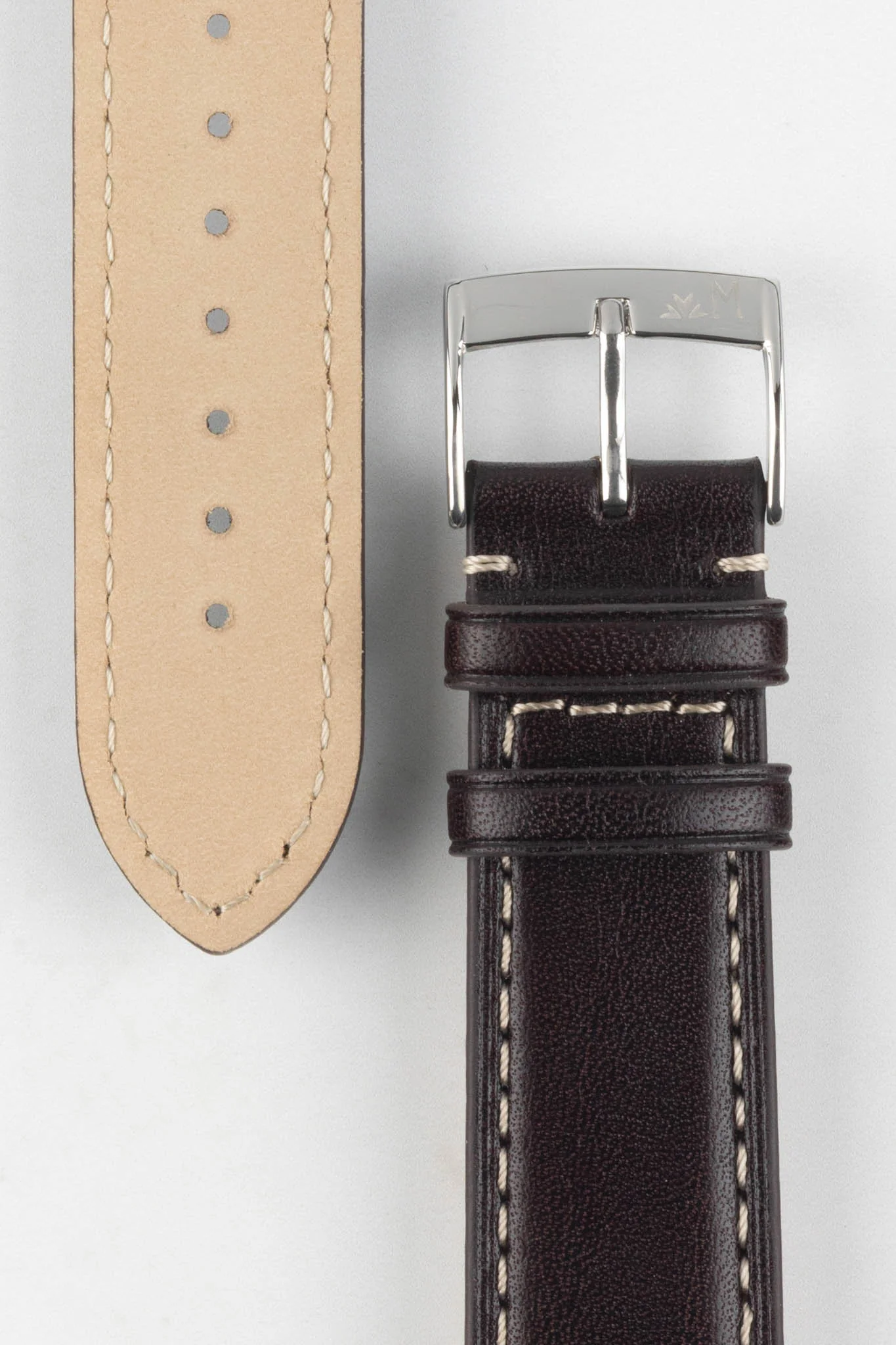 Morellato GAUDÌ Calfskin Leather Watch Strap in BROWN - Image 3