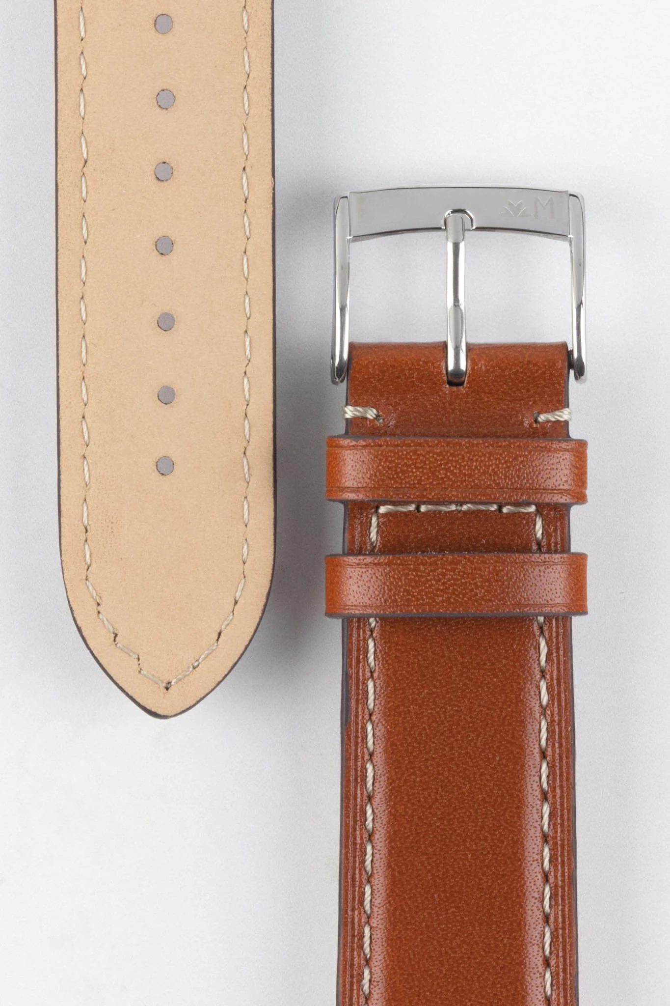Morellato GAUDÌ Calfskin Leather Watch Strap in HONEY - Image 3