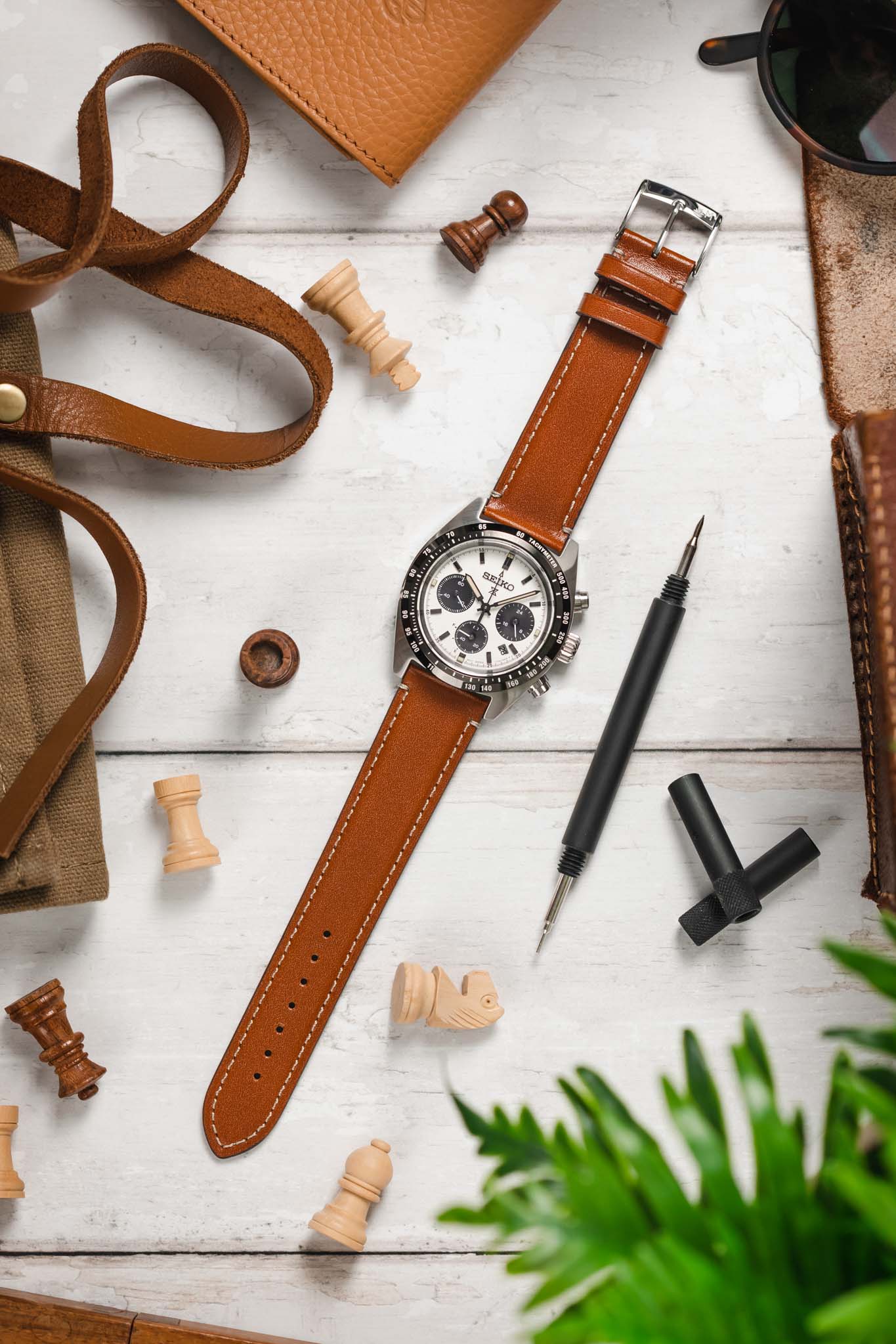 Morellato GAUDÌ Calfskin Leather Watch Strap in HONEY - Image 6