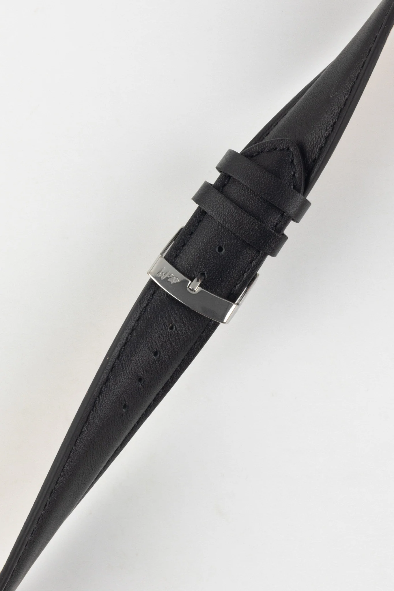 Morellato GRAFIC Calfskin Leather Performance Watch Strap in BLACK - Image 5