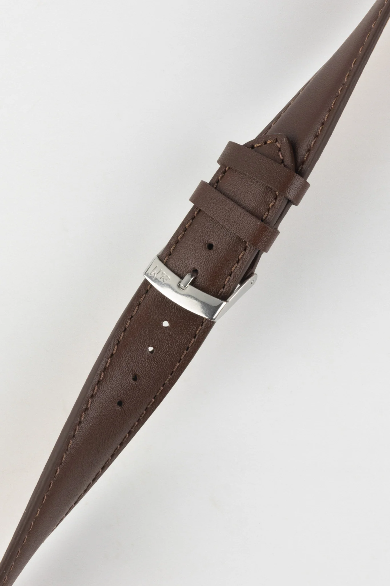 Morellato GRAFIC Calfskin Leather Performance Watch Strap in BROWN - Image 5