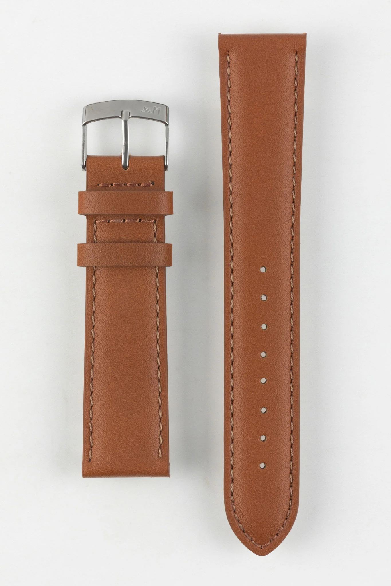 Morellato GRAFIC Calfskin Leather Performance Watch Strap in GOLD BROWN - Image 9