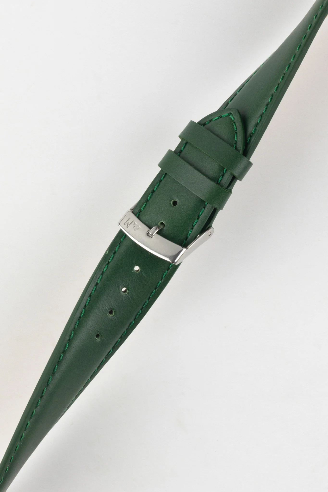 Morellato GRAFIC Calfskin Leather Performance Watch Strap in GREEN - Image 5