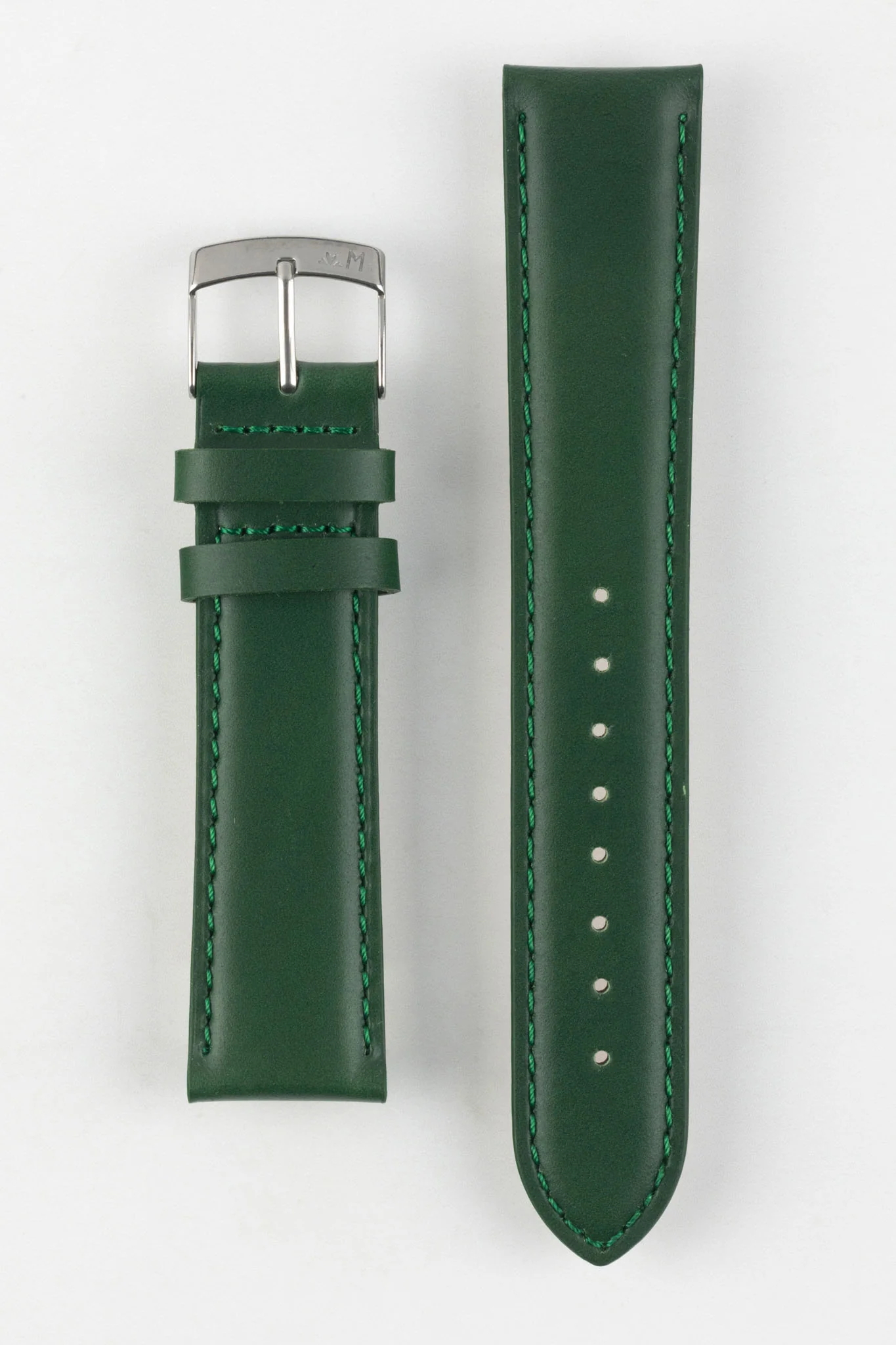 Morellato GRAFIC Calfskin Leather Performance Watch Strap in GREEN - Image 9