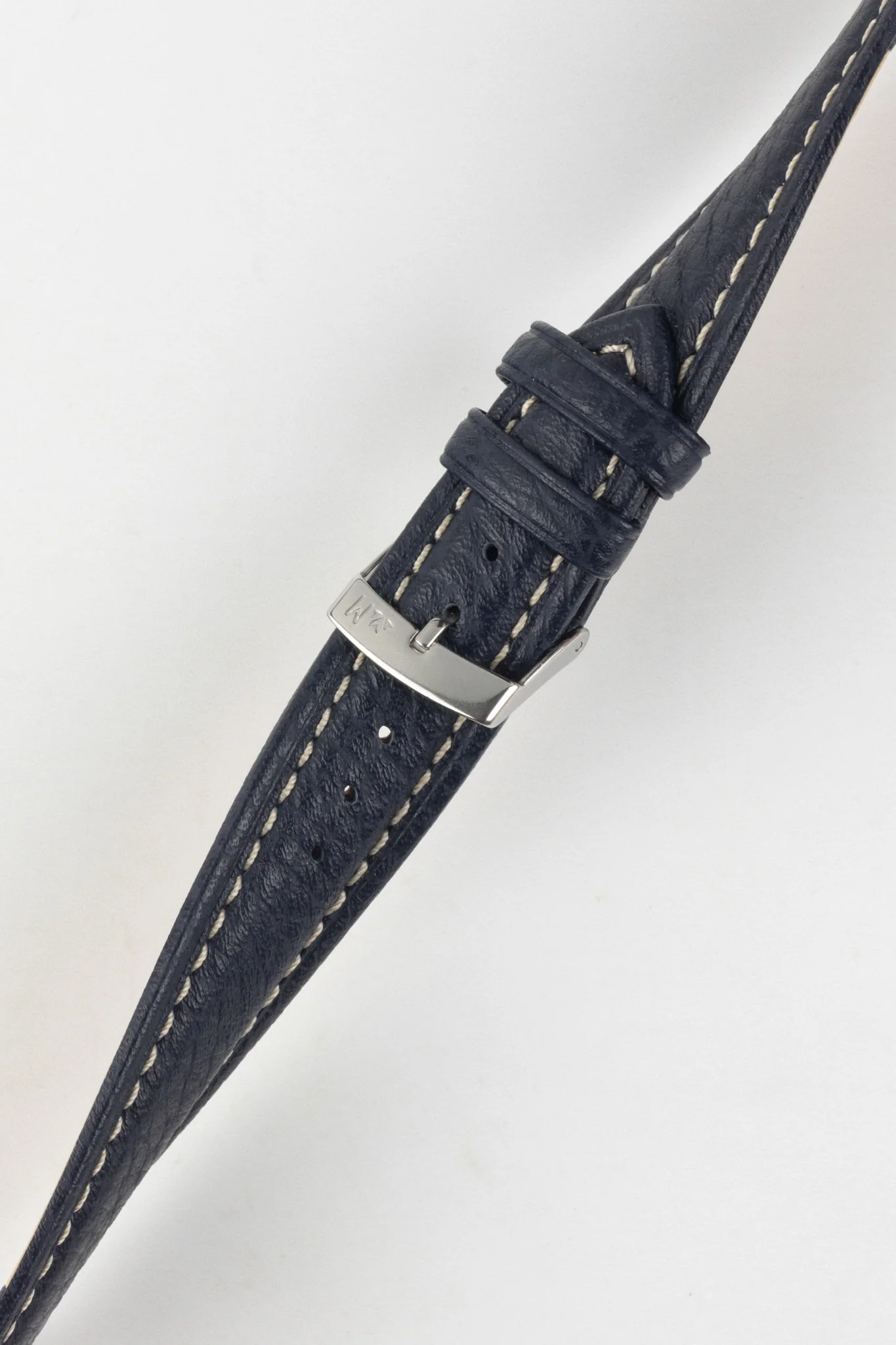 Morellato KUGA Padded Calfskin Leather Watch Strap in BLUE - Image 5