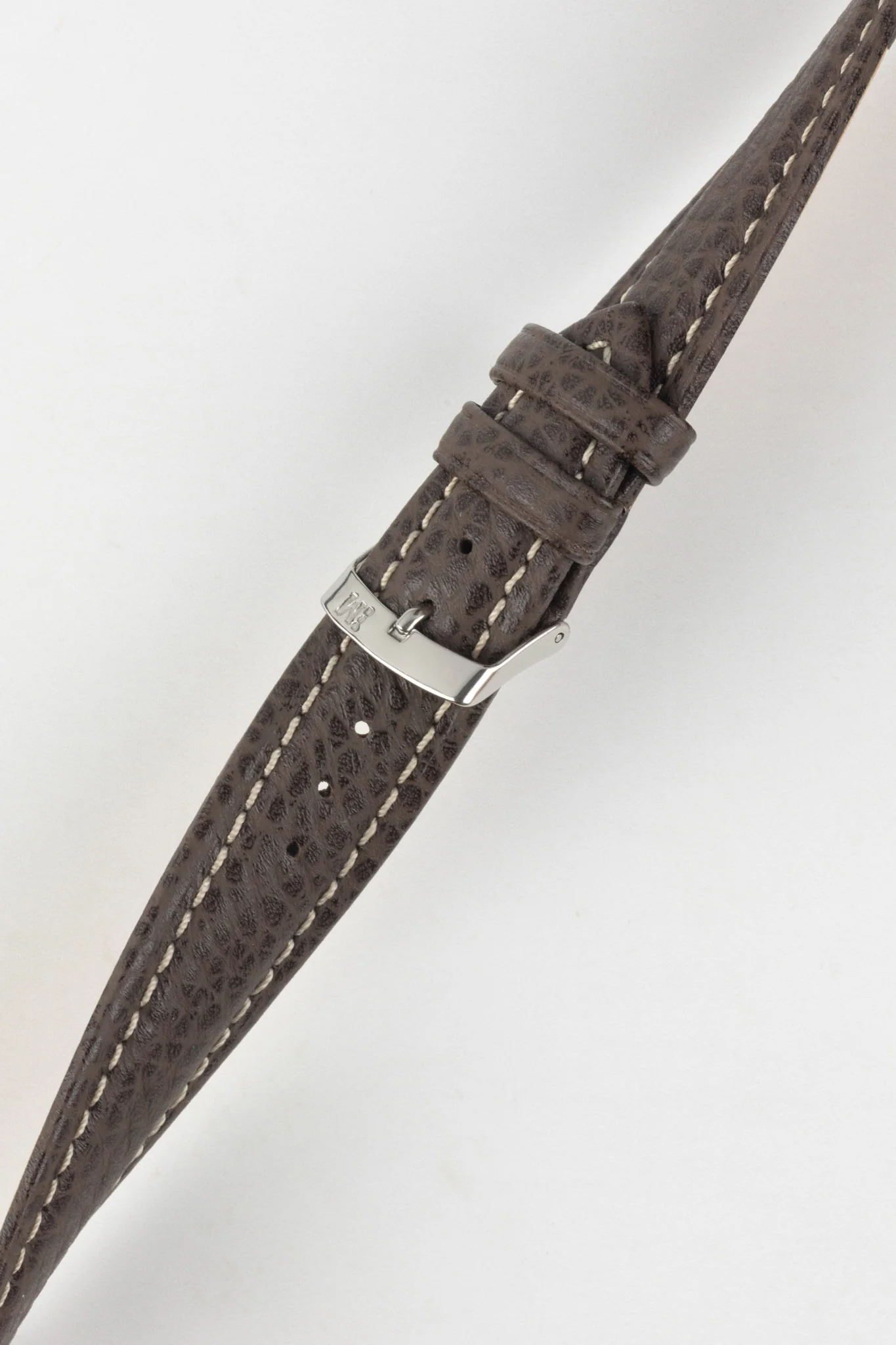 Morellato KUGA Padded Calfskin Leather Watch Strap in DARK BROWN - Image 5