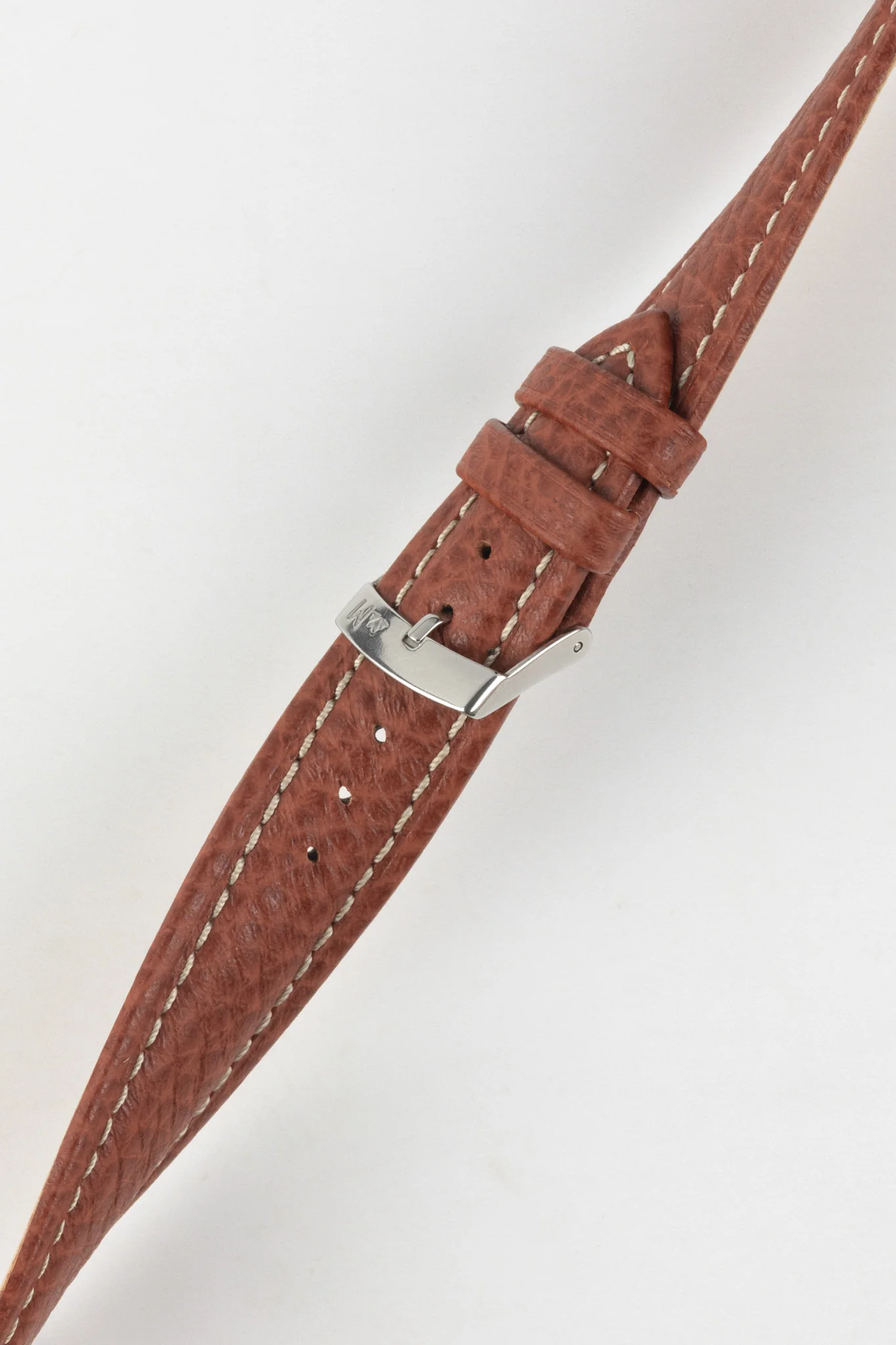 Morellato KUGA Padded Calfskin Leather Watch Strap in GOLD BROWN - Image 5