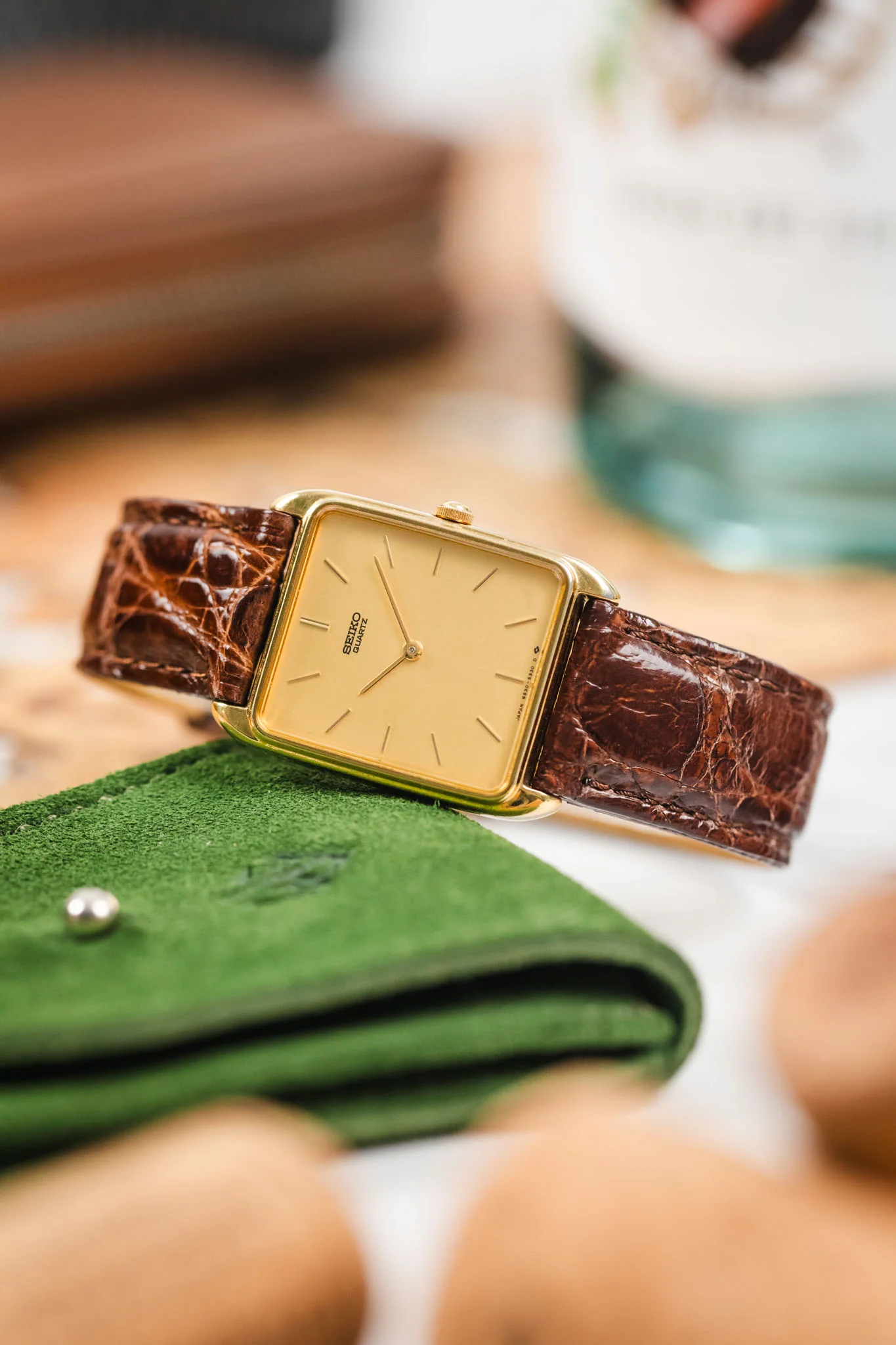 Morellato MOMBASA Genuine Crocodile Watch Strap in DARK BROWN - Image 4