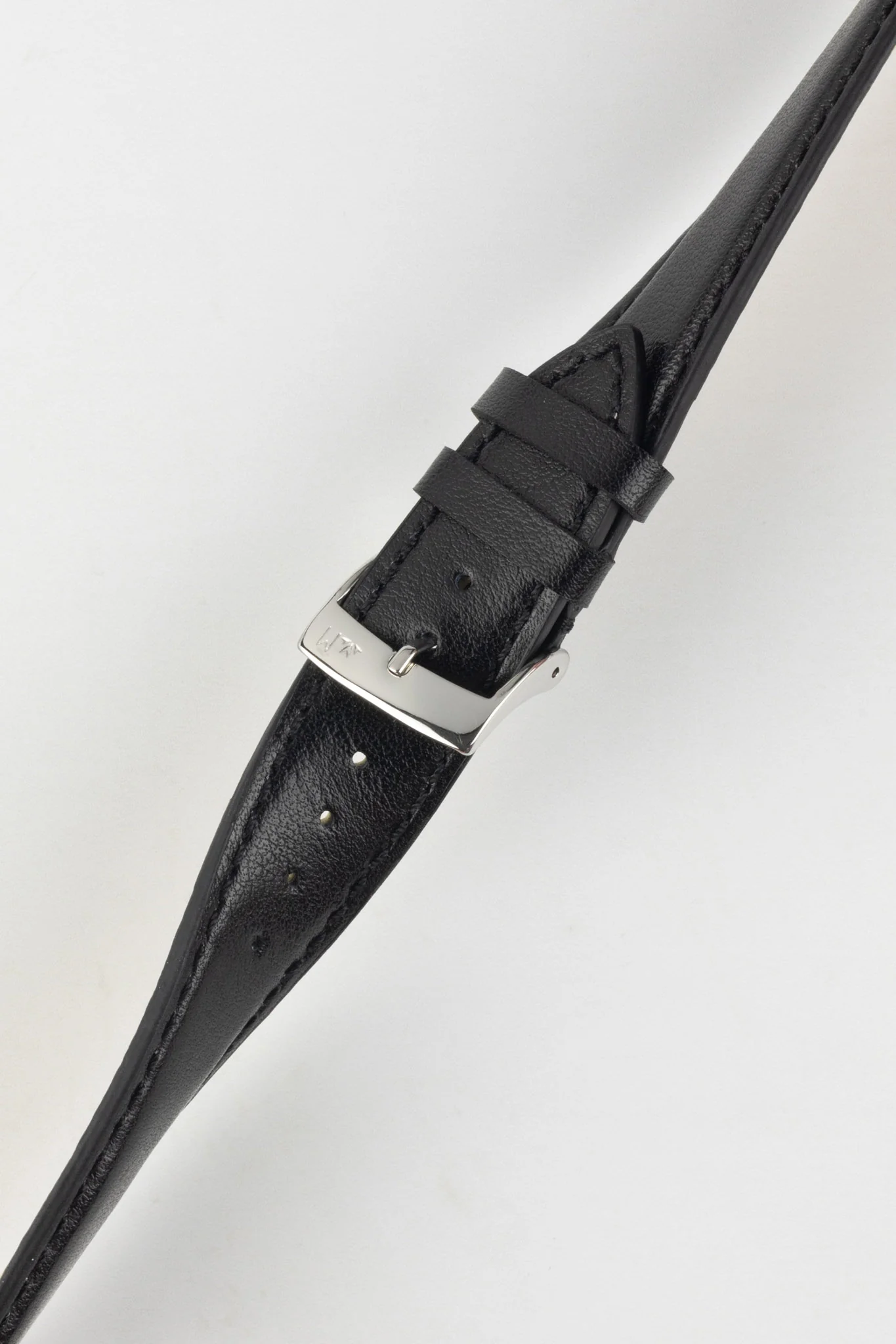 Morellato NAXOS Recycled Leather-Fibre Watch Strap in BLACK - Image 5