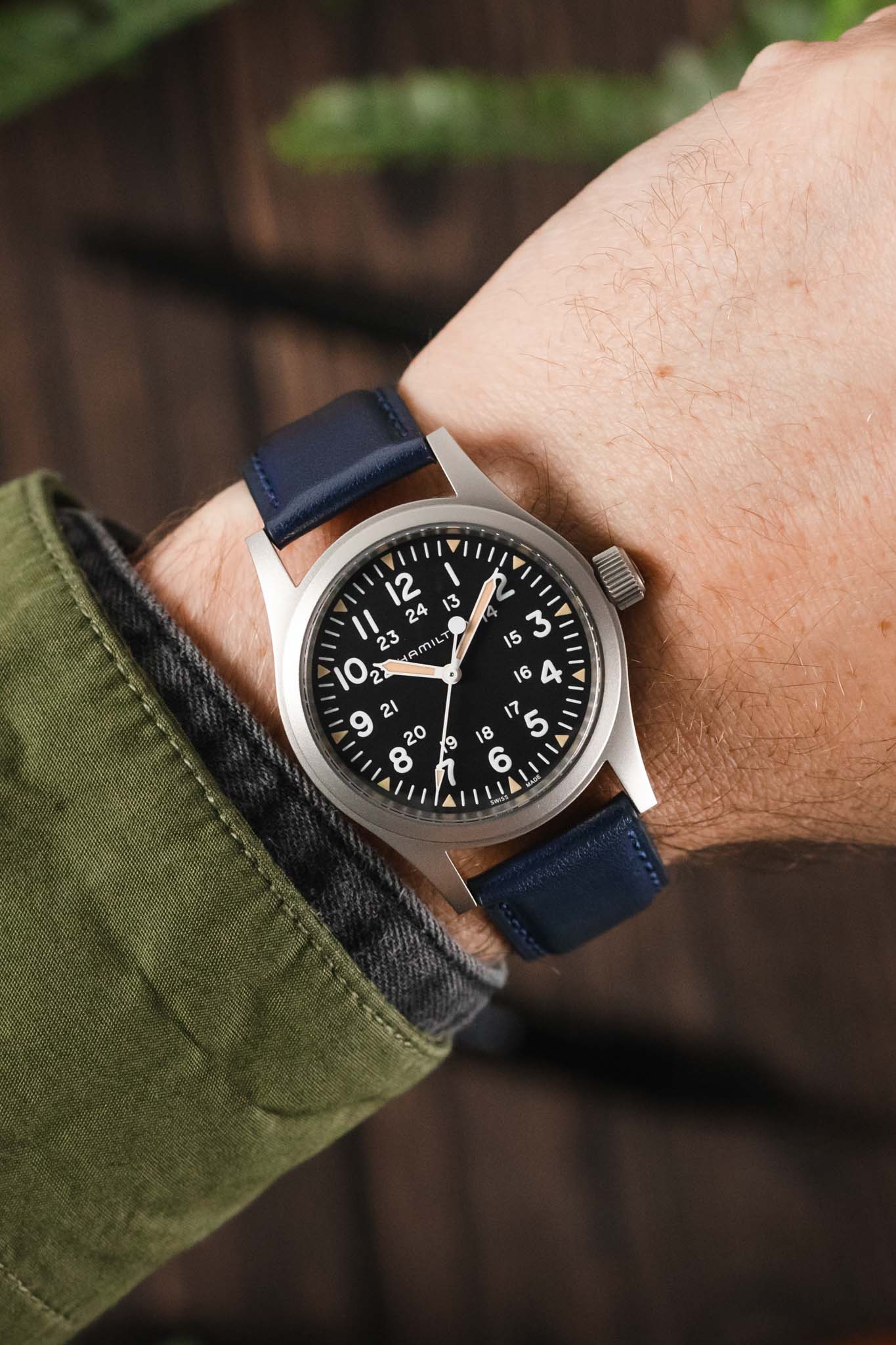 Morellato NAXOS Recycled Leather-Fibre Watch Strap in BLUE - Image 2