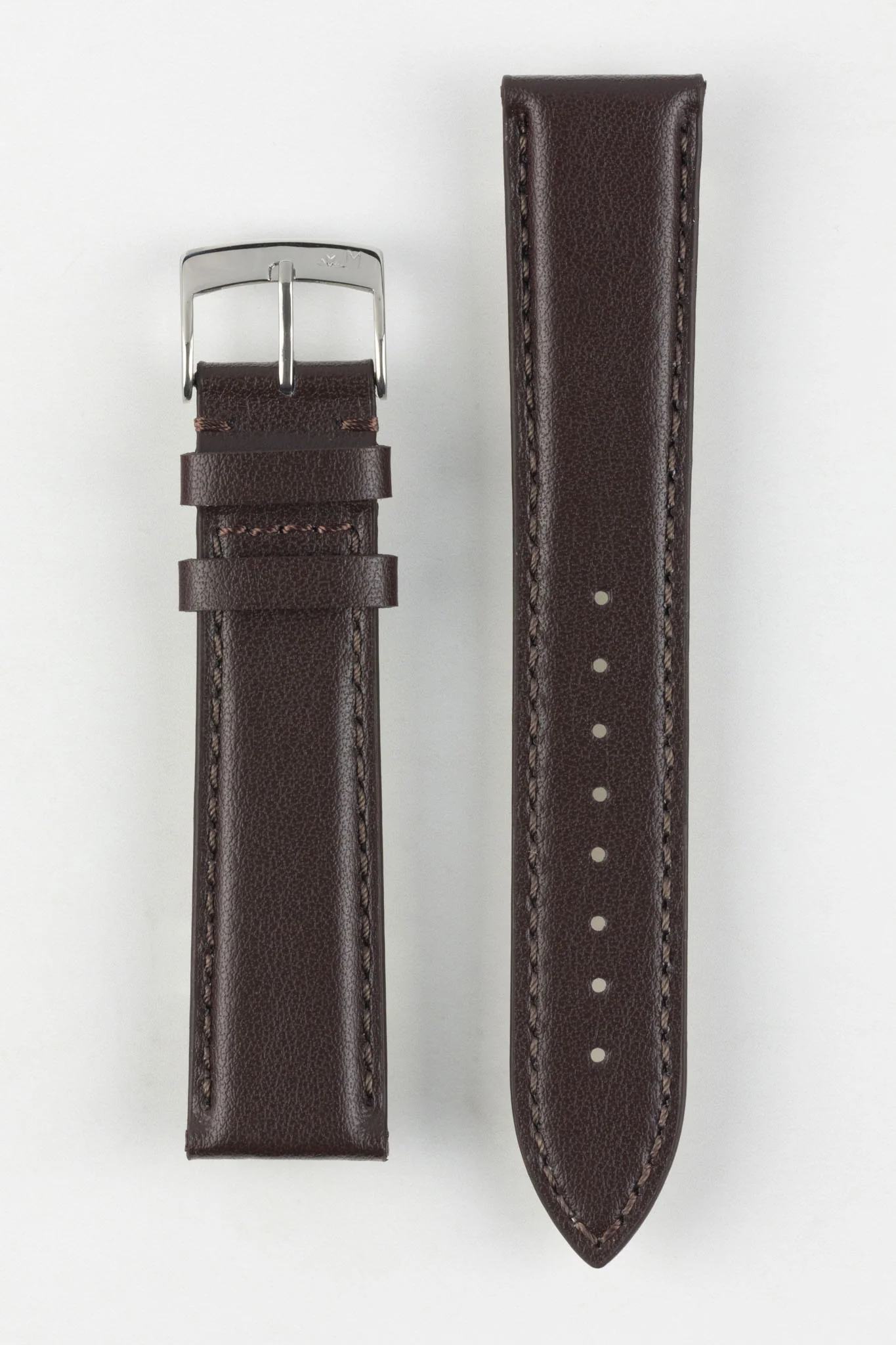 Morellato NAXOS Recycled Leather-Fibre Watch Strap in BROWN - Image 8