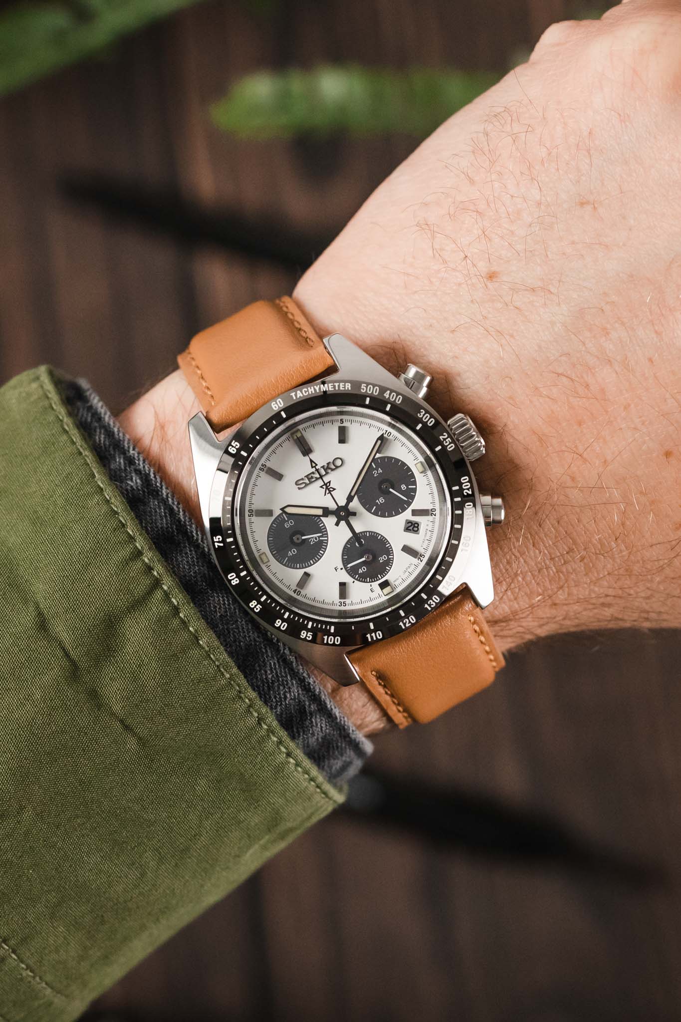 Morellato NAXOS Recycled Leather-Fibre Watch Strap in HONEY - Image 2
