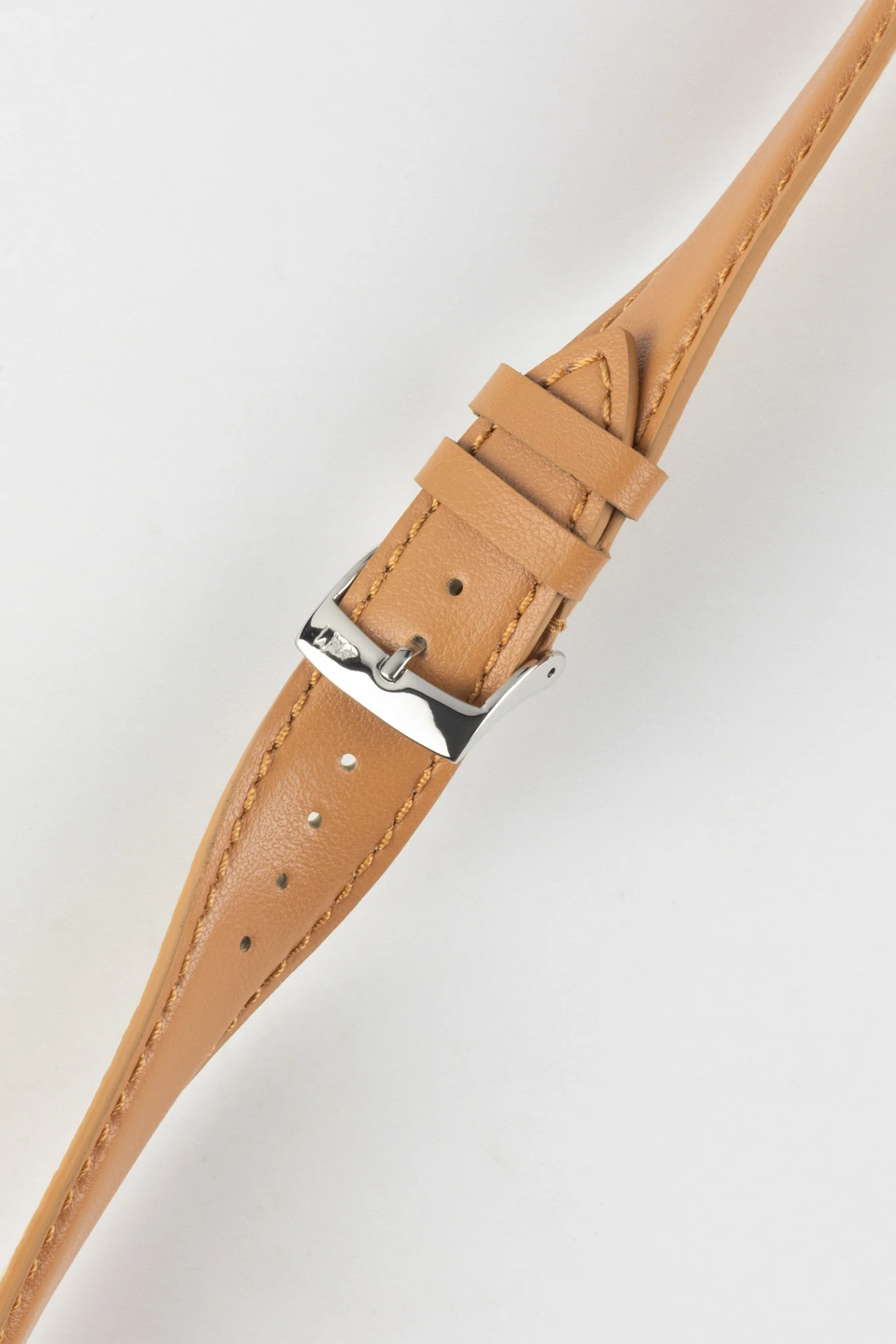 Morellato NAXOS Recycled Leather-Fibre Watch Strap in HONEY - Image 5