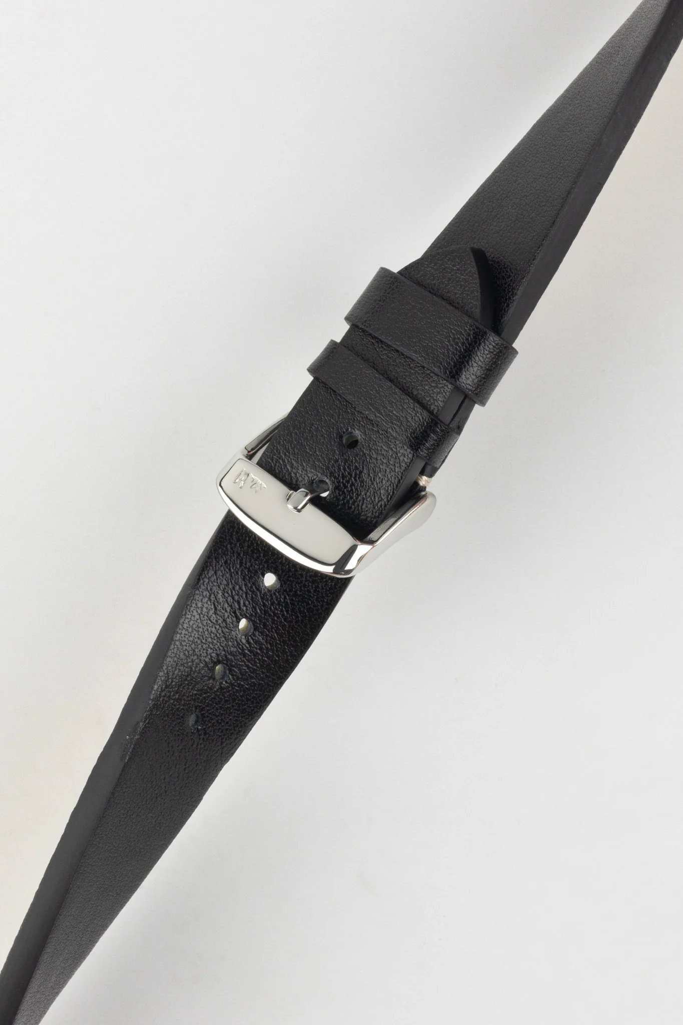 Morellato PAROS Recycled Leather-Fibre Watch Strap in BLACK - Image 5