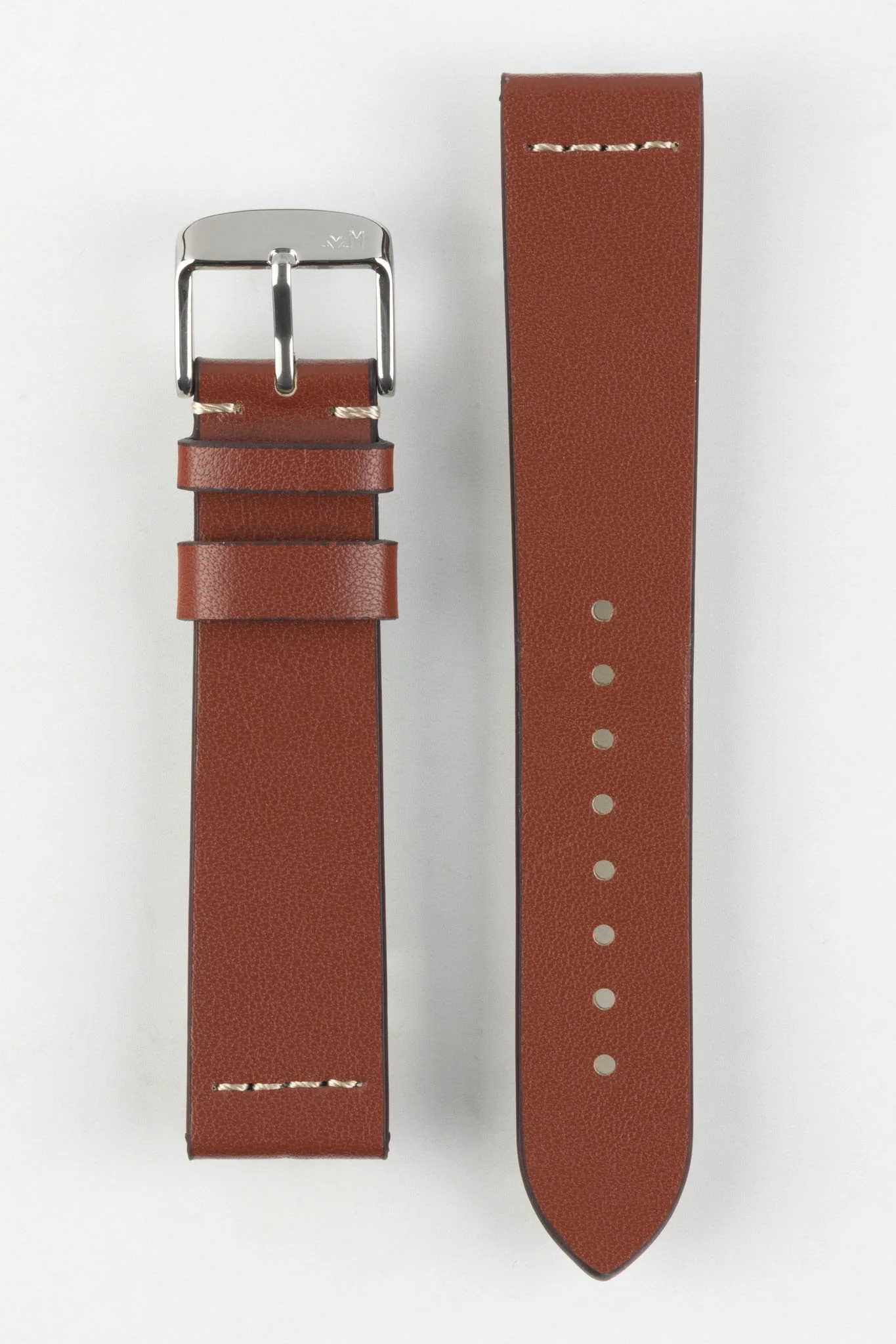 Morellato PAROS Recycled Leather-Fibre Watch Strap in GOLD BROWN - Image 9