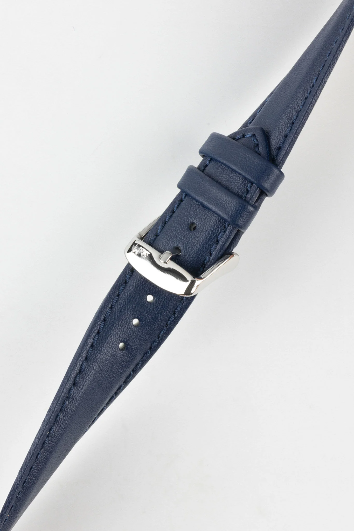 Morellato ROWING Water-Resistant Calfskin Leather Watch Strap in BLUE - Image 4