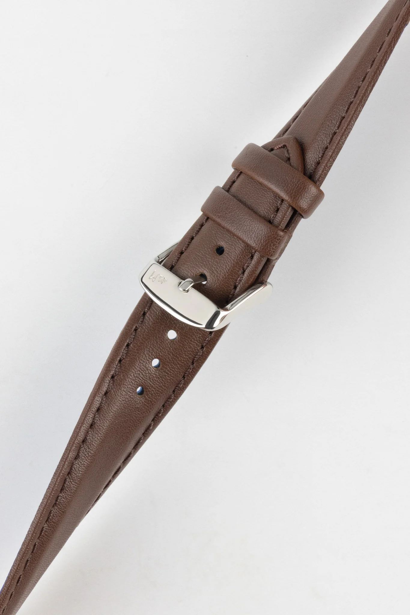 Morellato ROWING Water-Resistant Calfskin Leather Watch Strap in BROWN - Image 4