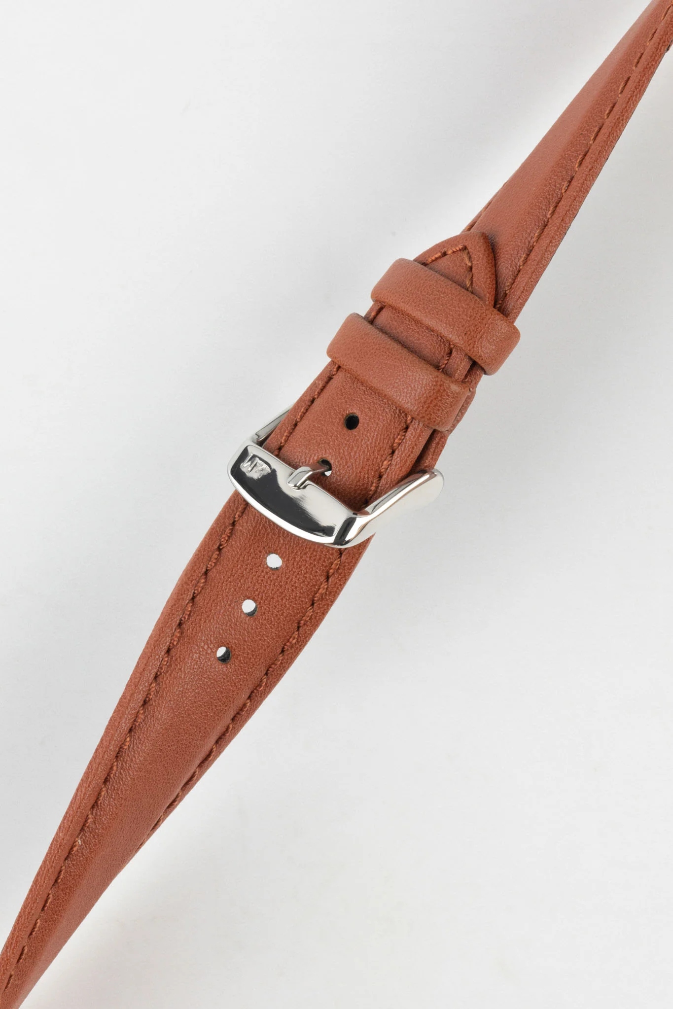 Morellato ROWING Water-Resistant Calfskin Leather Watch Strap in GOLD BROWN - Image 4