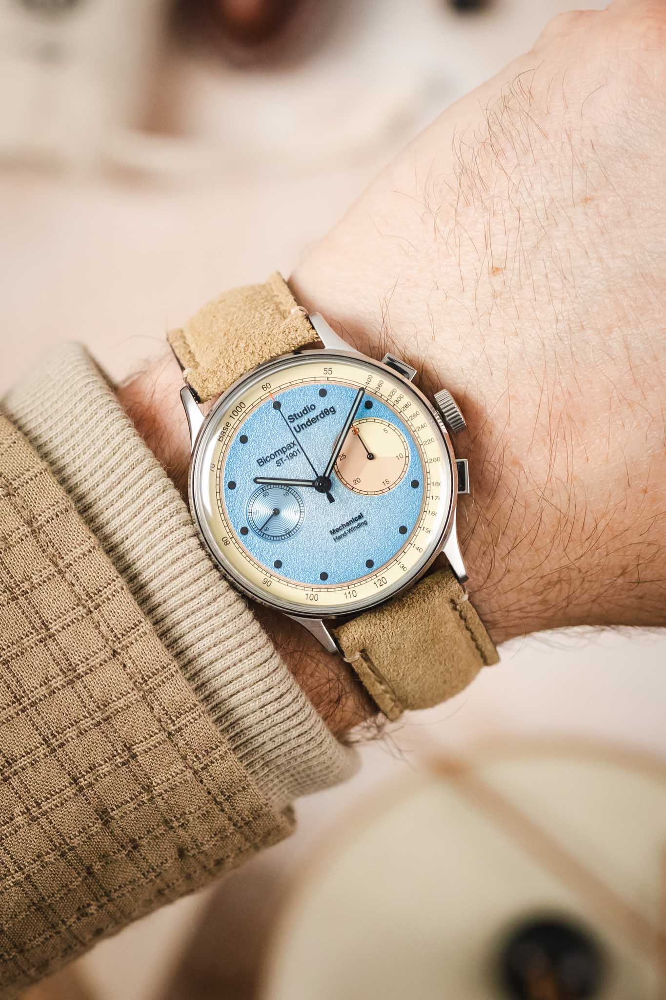Morellato SCHUMANN Suede Watch Strap - BEIGE - Image 2