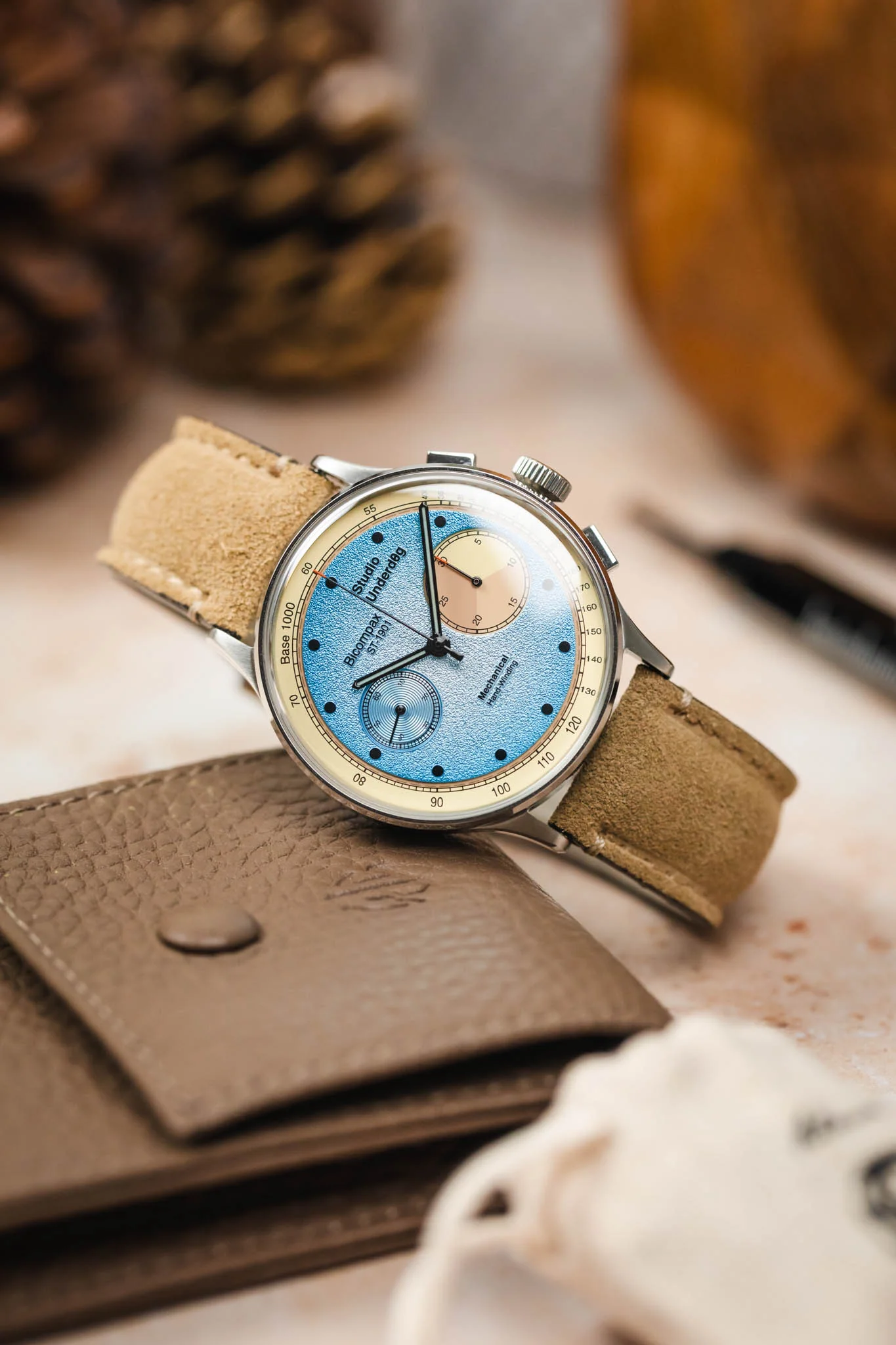 Morellato SCHUMANN Suede Watch Strap - BEIGE - Image 4
