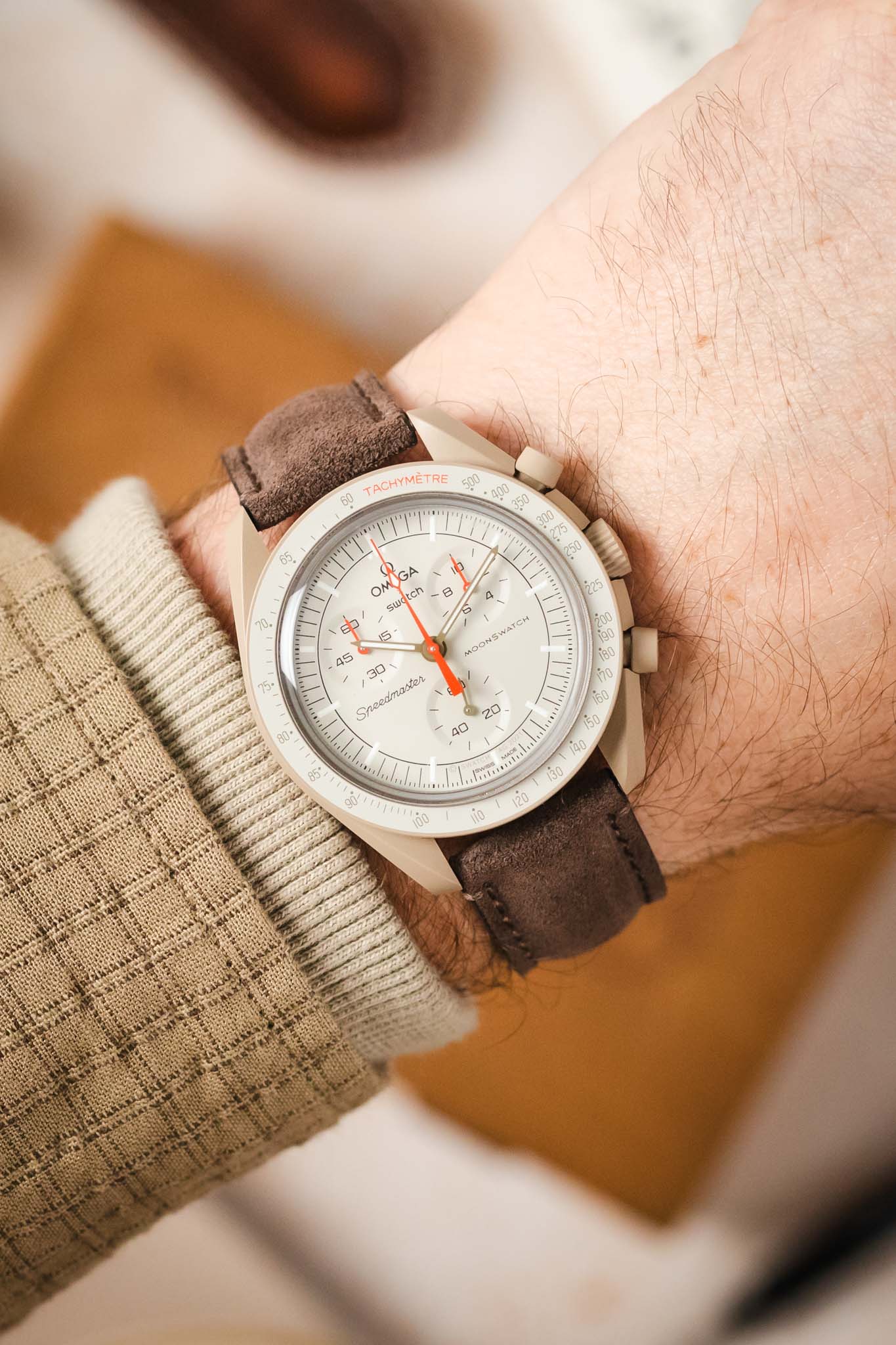 Morellato SCHUMANN Suede Watch Strap - BROWN - Image 2