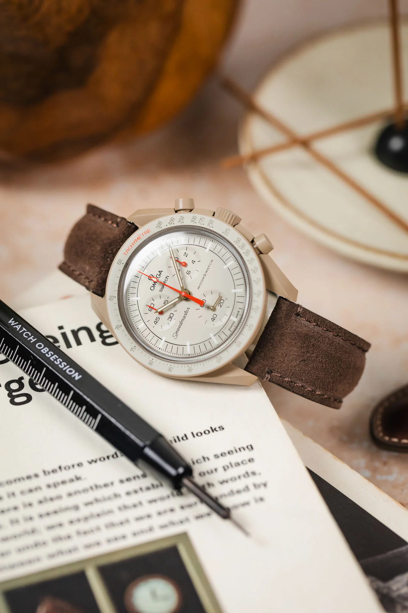 Morellato SCHUMANN Suede Watch Strap - BROWN - Image 4