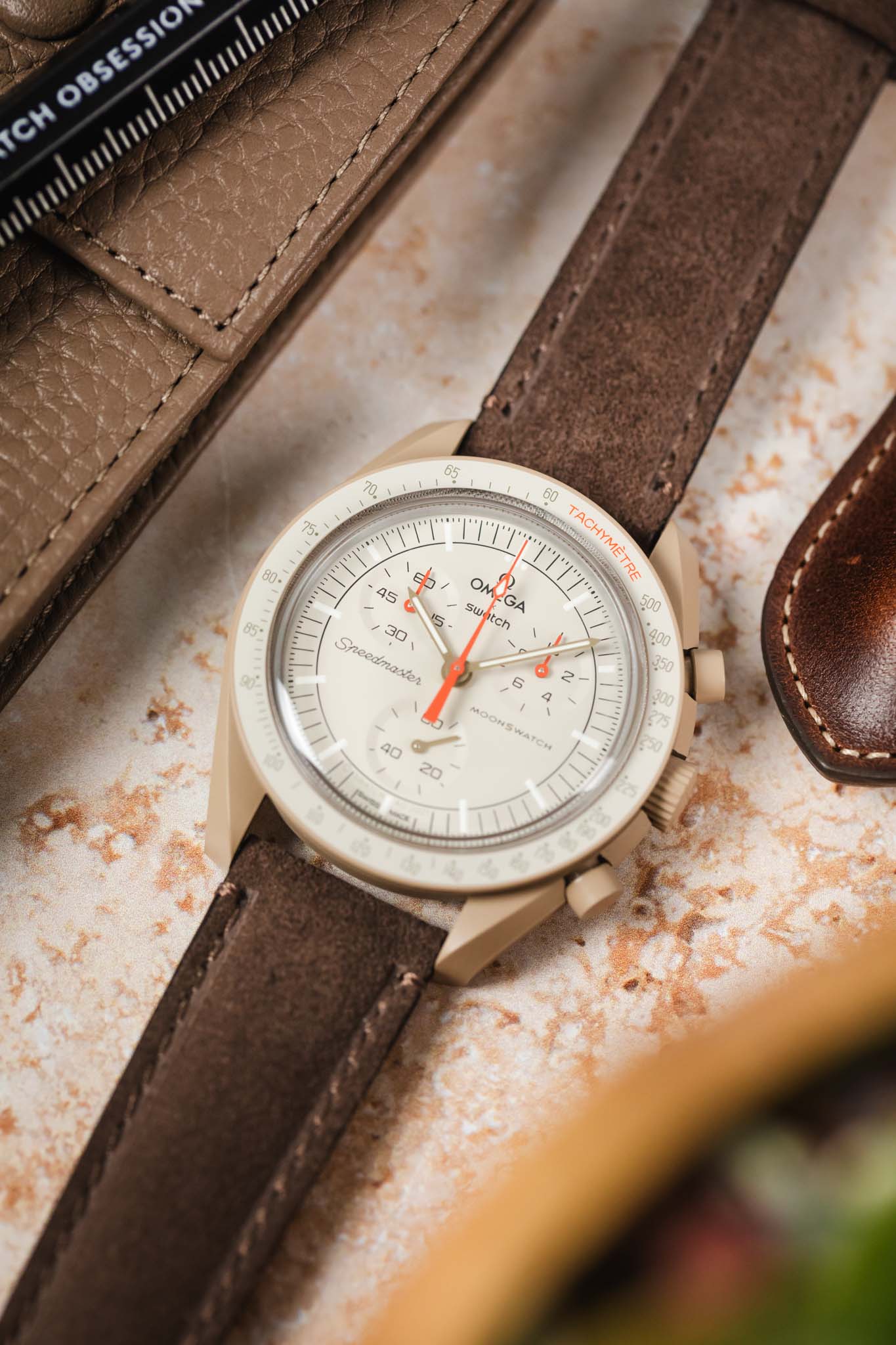 Morellato SCHUMANN Suede Watch Strap - BROWN - Image 6