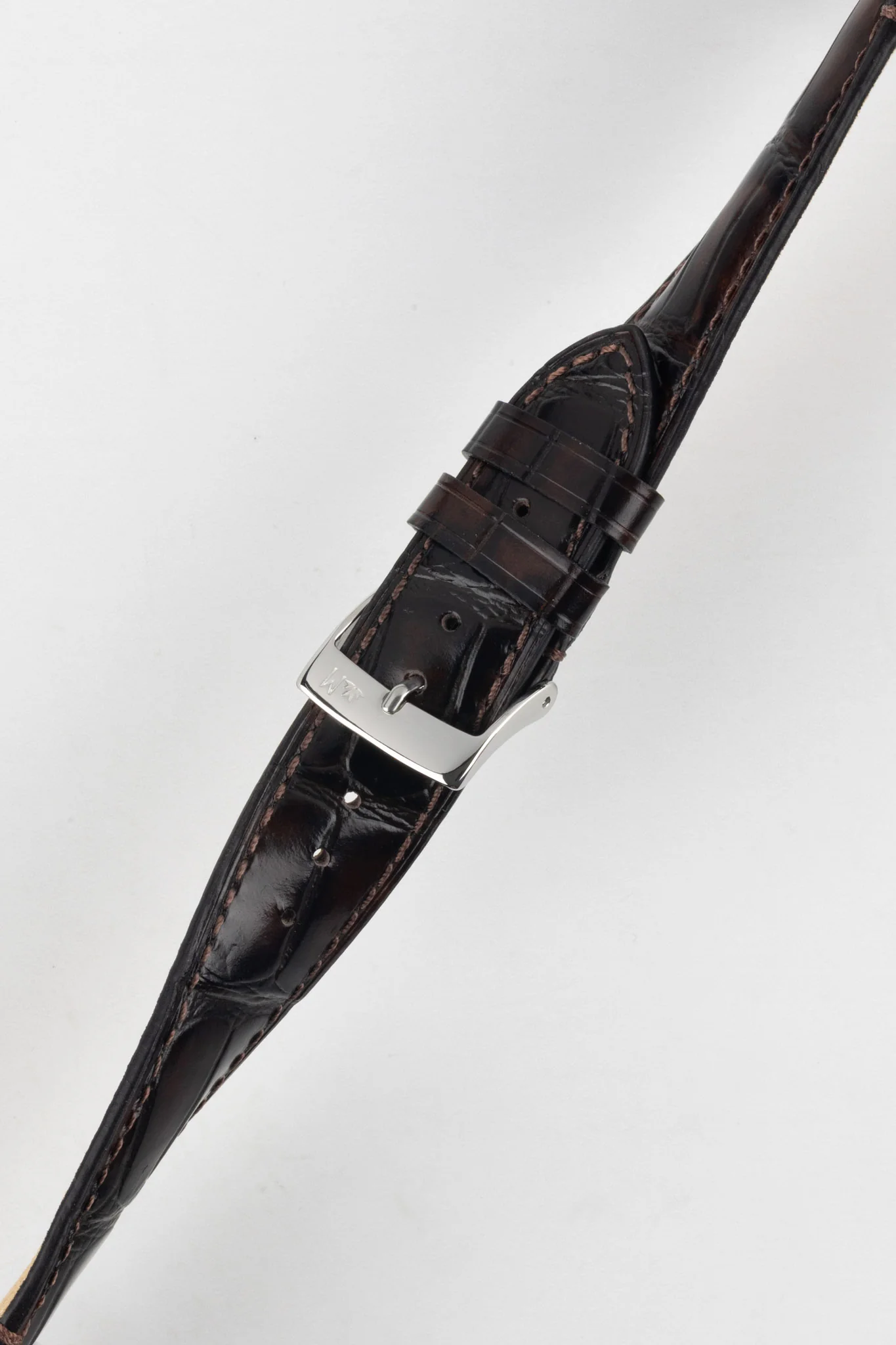 Morellato TIEPOLO Alligator Embossed Watch Strap - DARK BROWN - Image 5