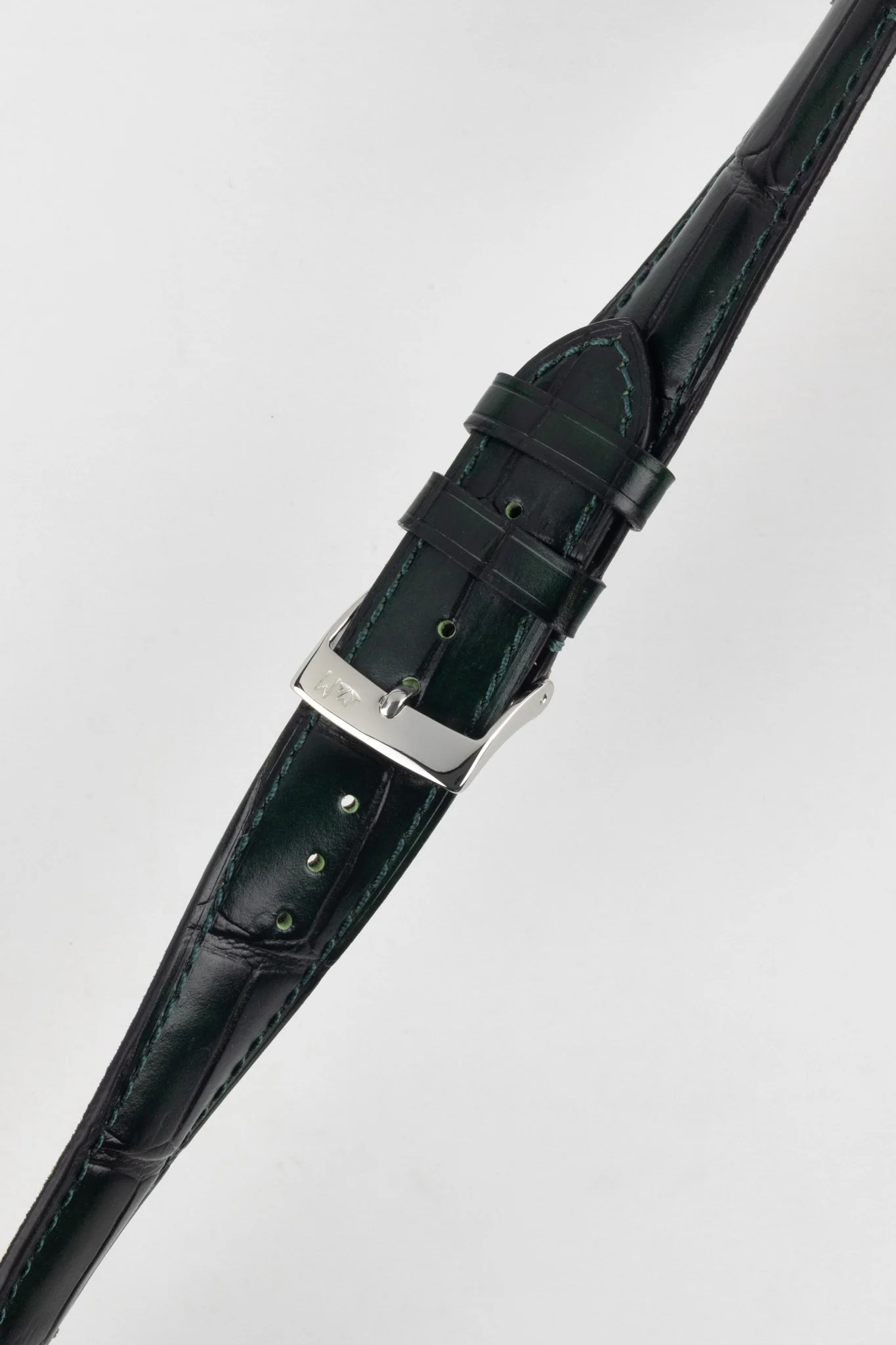 Morellato TIEPOLO Alligator Embossed Watch Strap - GREEN - Image 5