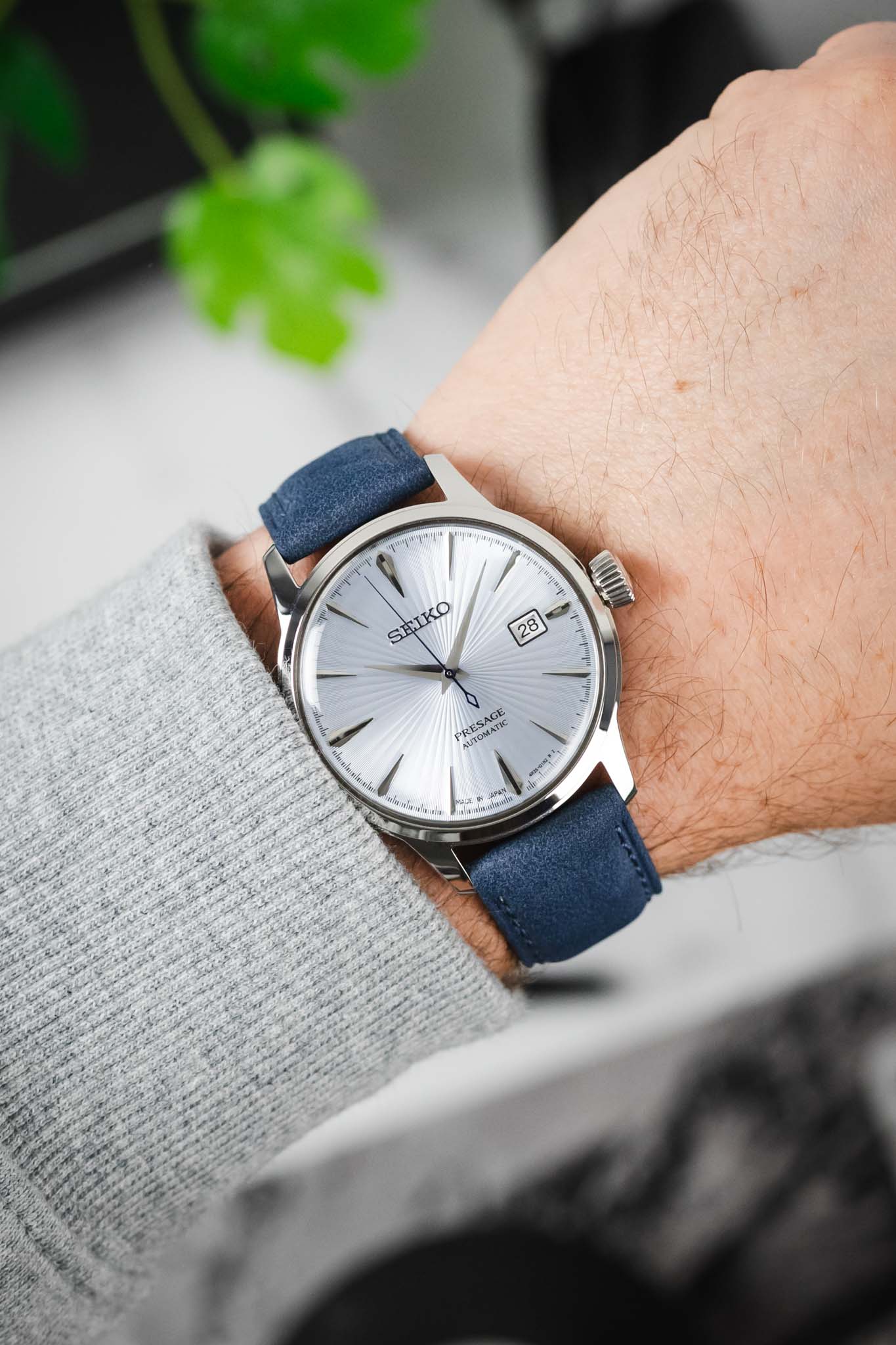 Morellato TIMO High Quality Vegan Watch Strap in BLUE - Image 2