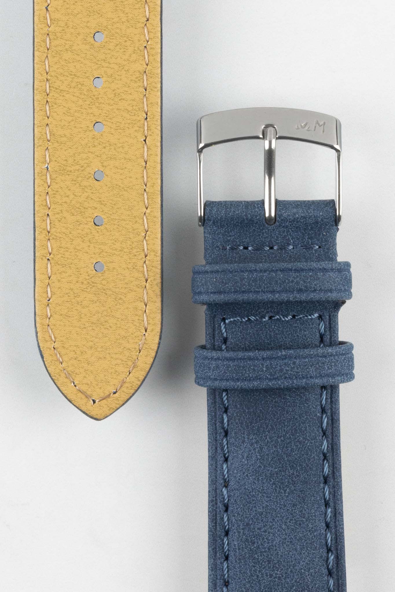 Morellato TIMO High Quality Vegan Watch Strap in BLUE - Image 3