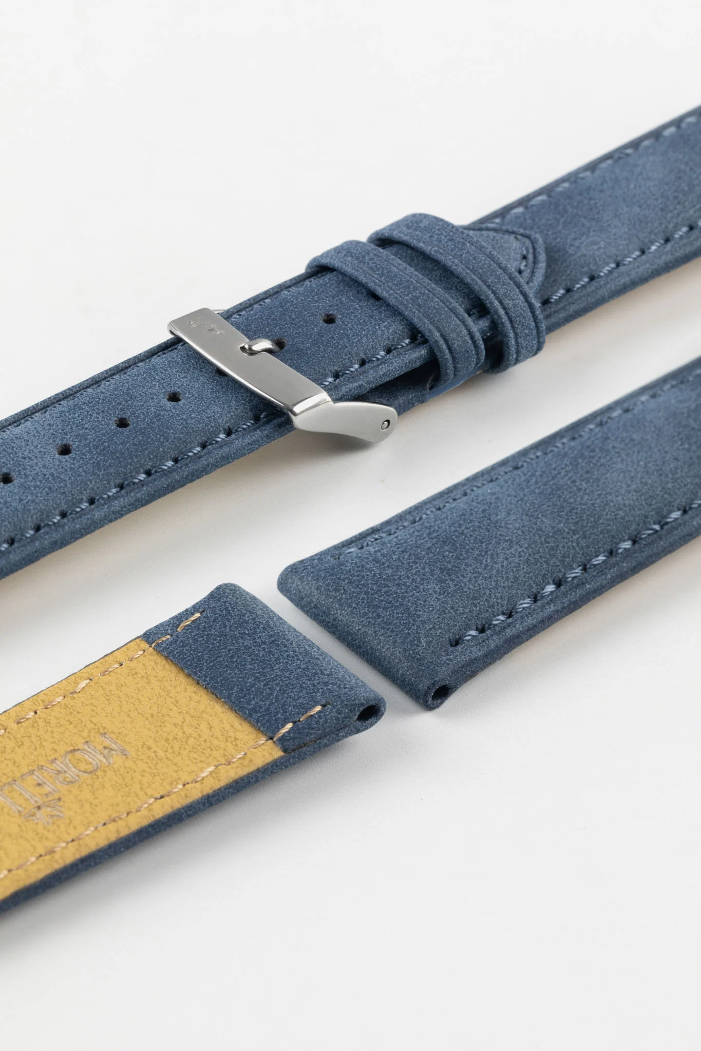 Morellato TIMO High Quality Vegan Watch Strap in BLUE - Image 7