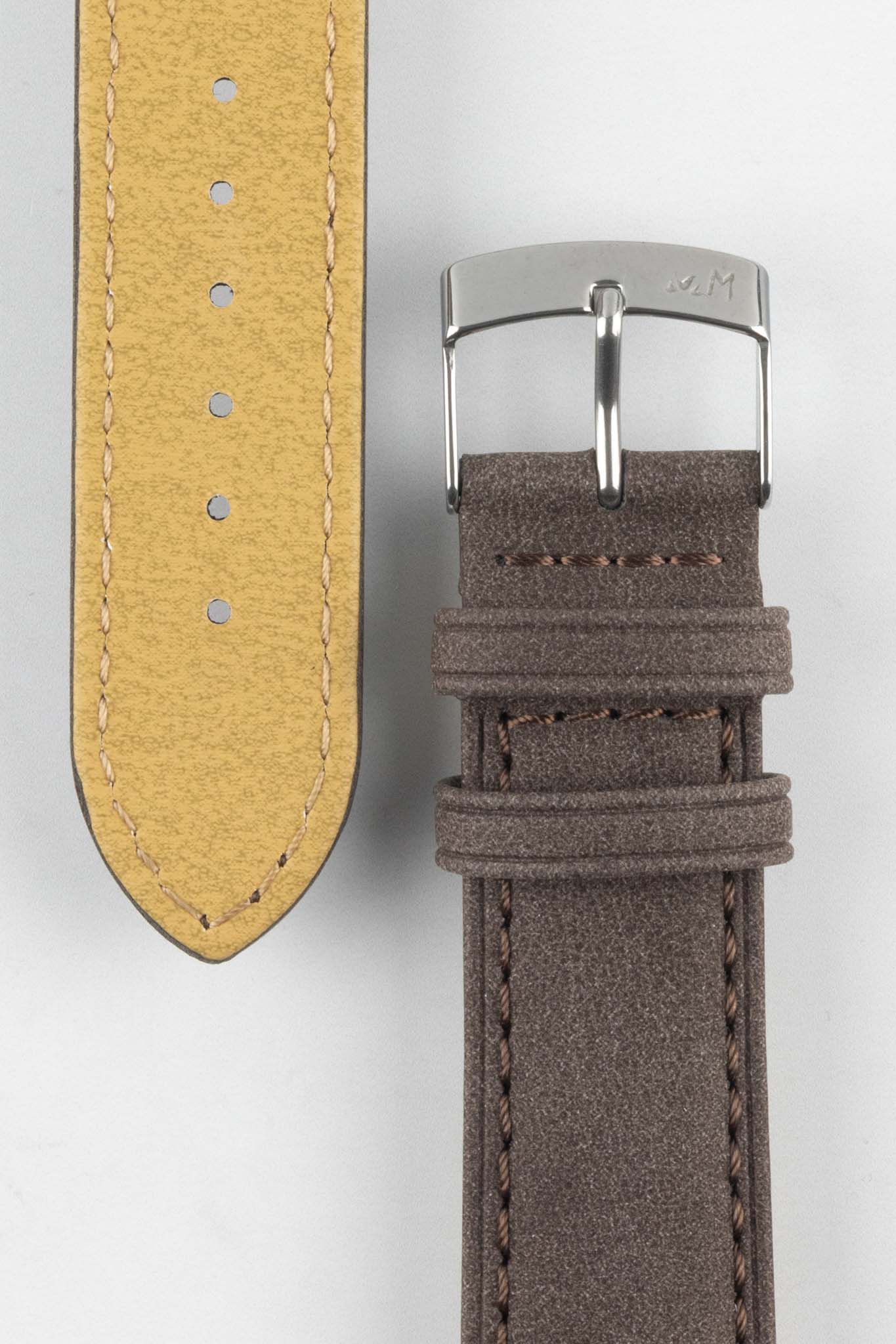 Morellato TIMO High Quality Vegan Watch Strap in BROWN - Image 3