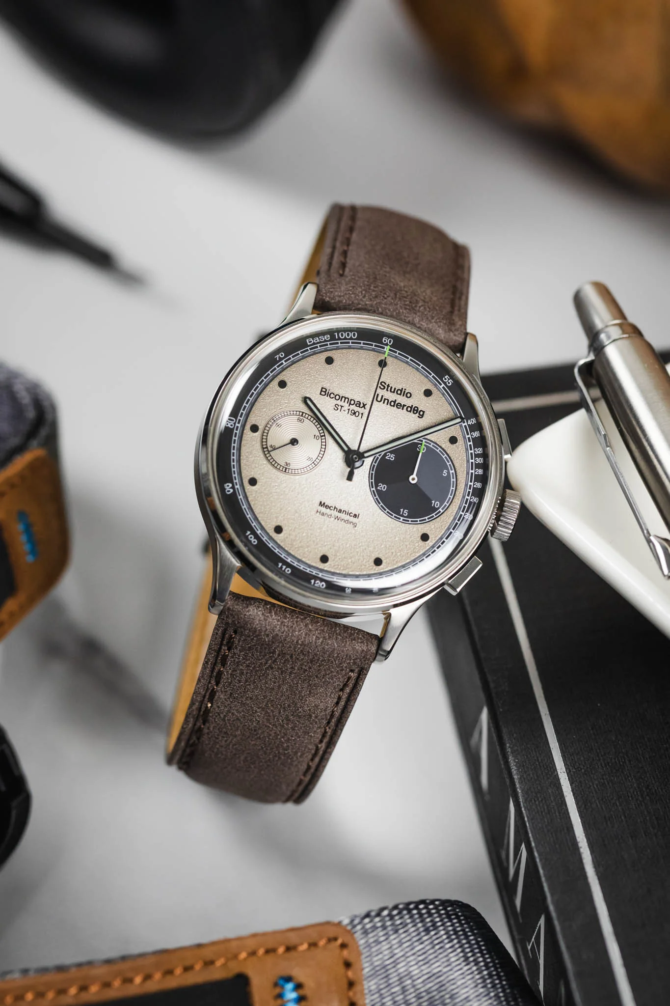Morellato TIMO High Quality Vegan Watch Strap in BROWN - Image 4