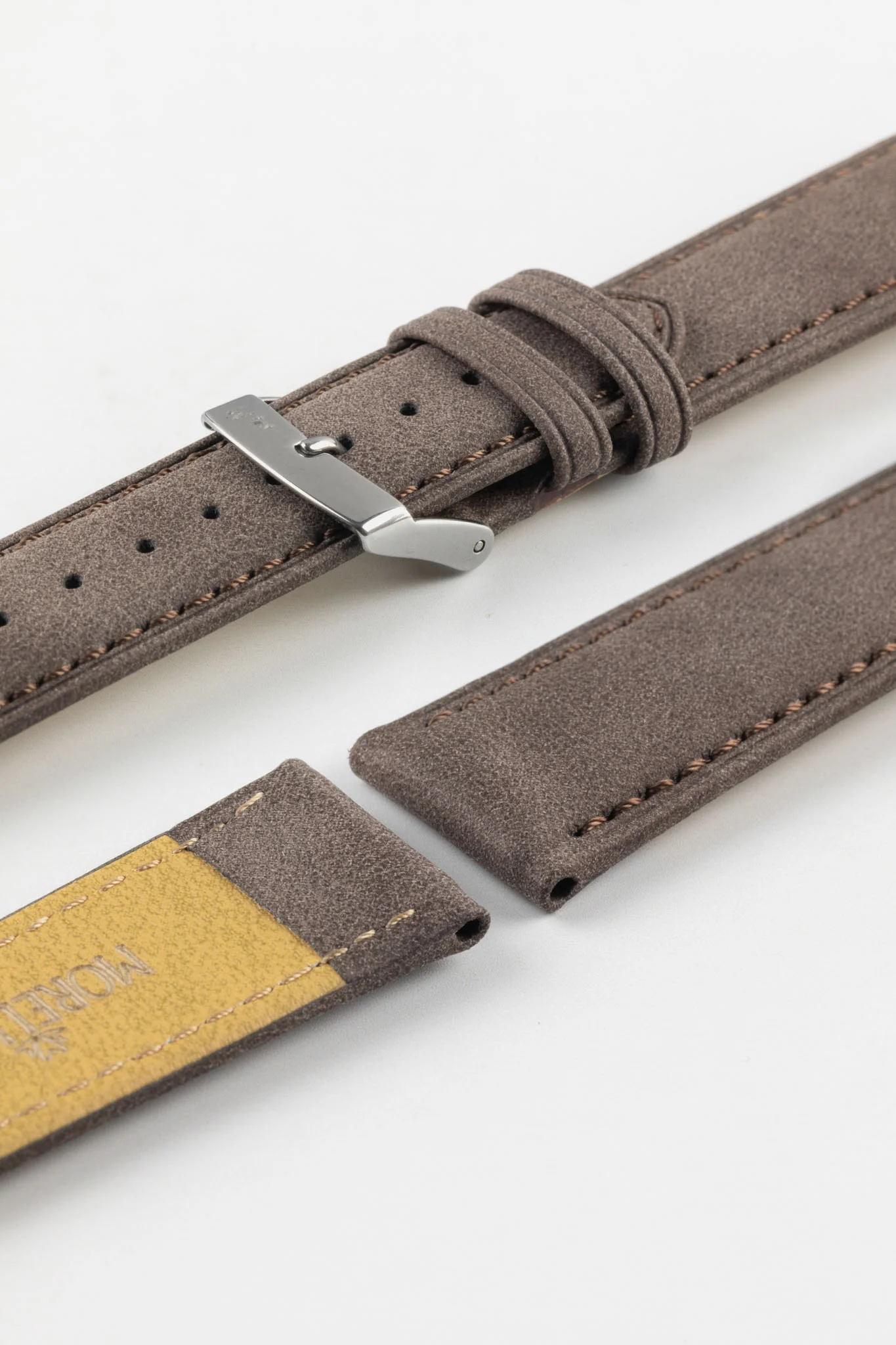 Morellato TIMO High Quality Vegan Watch Strap in BROWN - Image 7