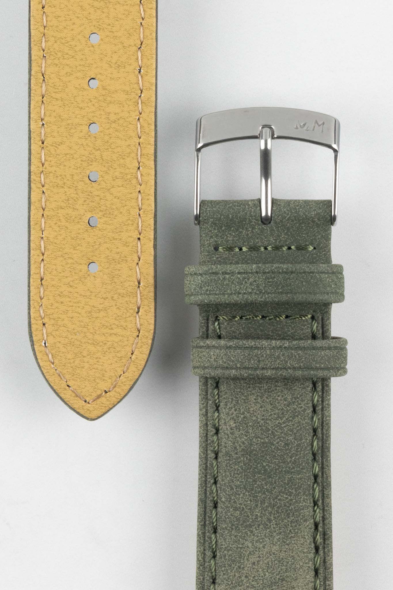 Morellato TIMO High Quality Vegan Watch Strap in GREEN - Image 3