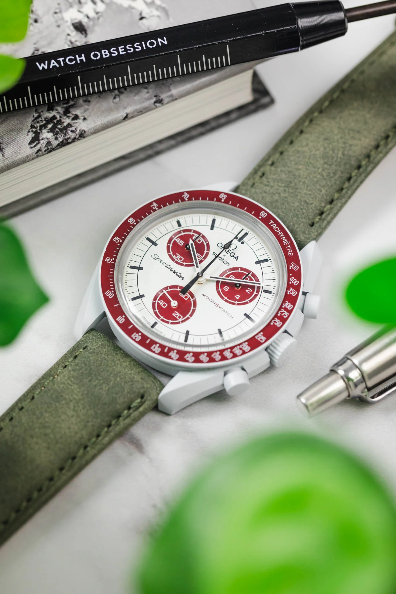 Morellato TIMO High Quality Vegan Watch Strap in GREEN - Image 6